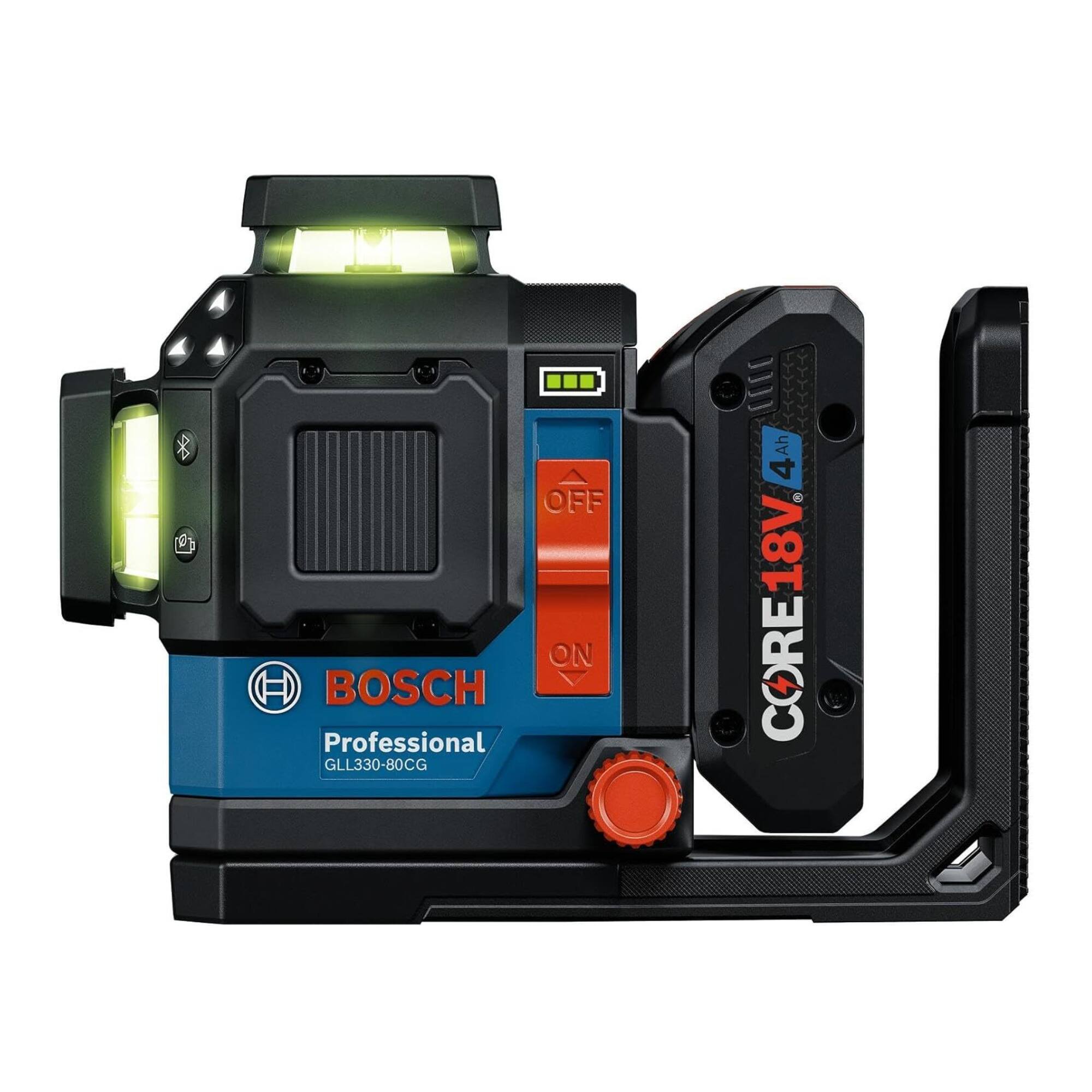 BOSCH Professional GLL330-80CG  
CORE 18V 4.0 Ah