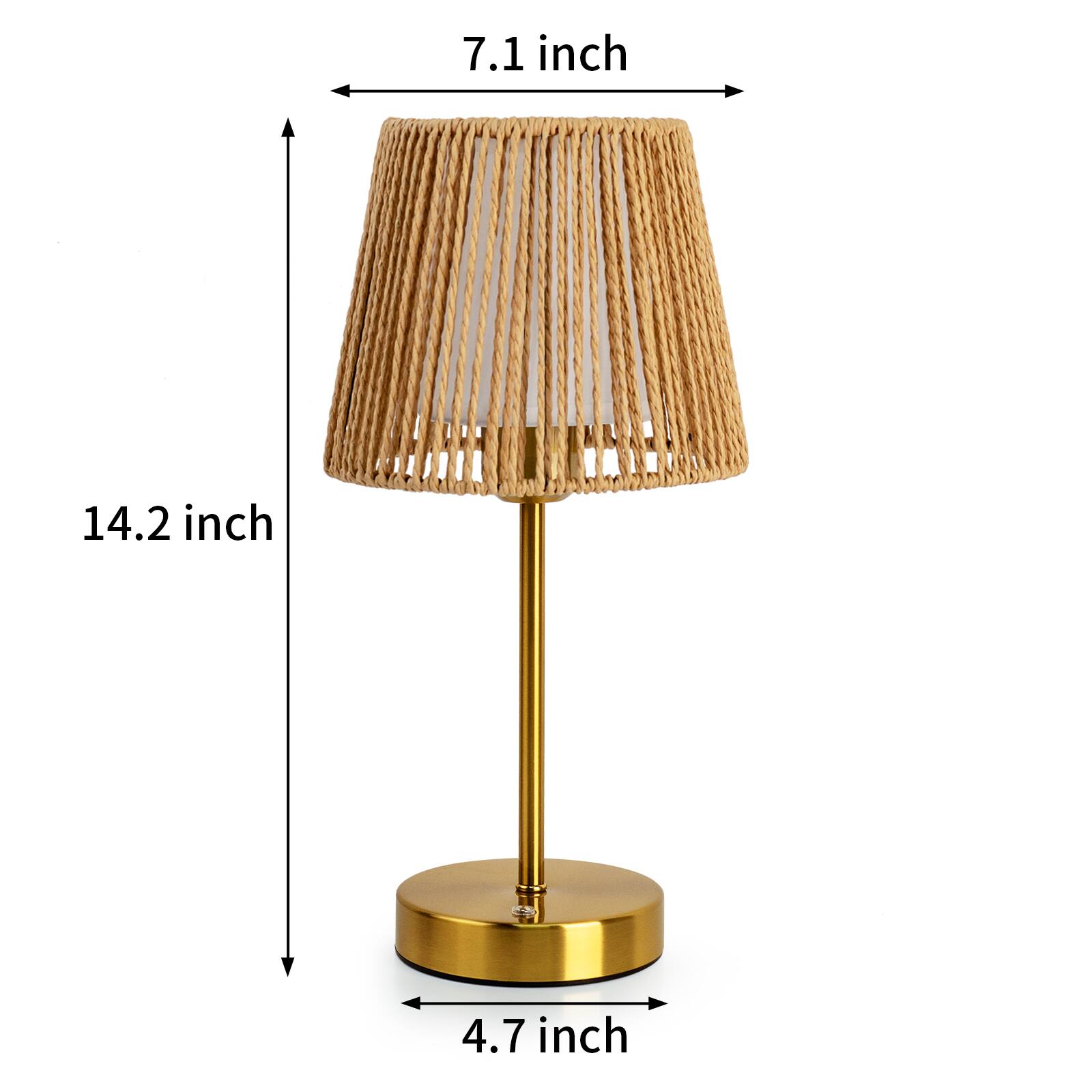 7.1 inch  
14.2 inch  
4.7 inch