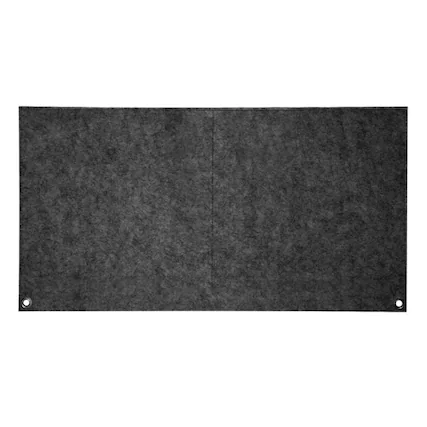 Front. Kitcheniva - Extended Gaming Mouse Pad - Black Gray.