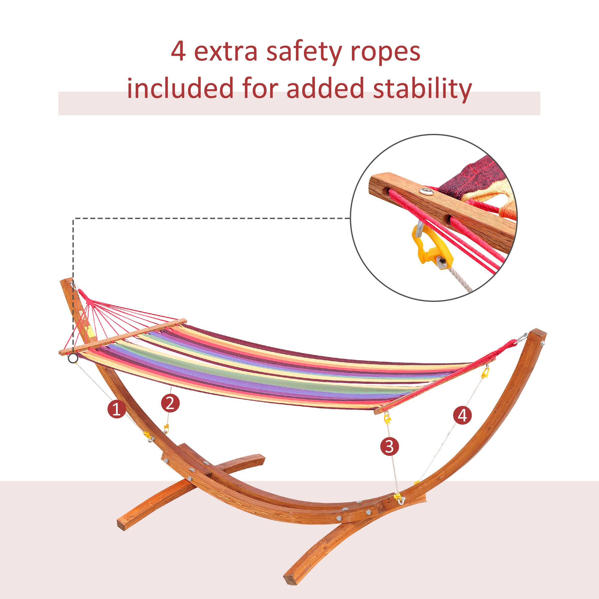 4 extra safety ropes included for added stability 1 2 3 4