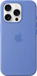 Apple - iPhone 16 Pro Silicone Case with MagSafe - Periwinkle - Front_Zoom