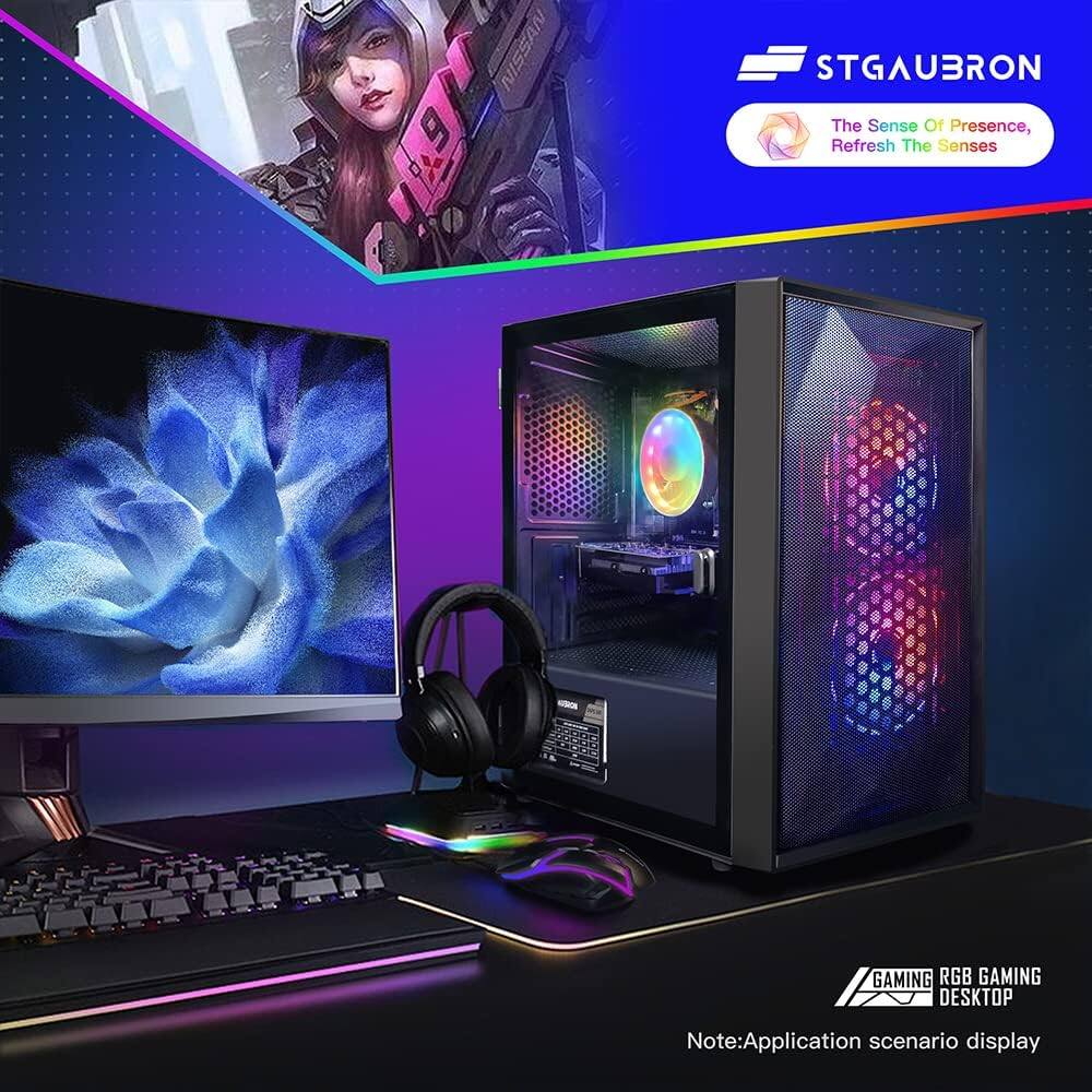 STGAU3RON  
The Sense Of Presence, Refresh The Senses  

GAMING RGB GAMING DESKTOP  

Note: Application scenario display