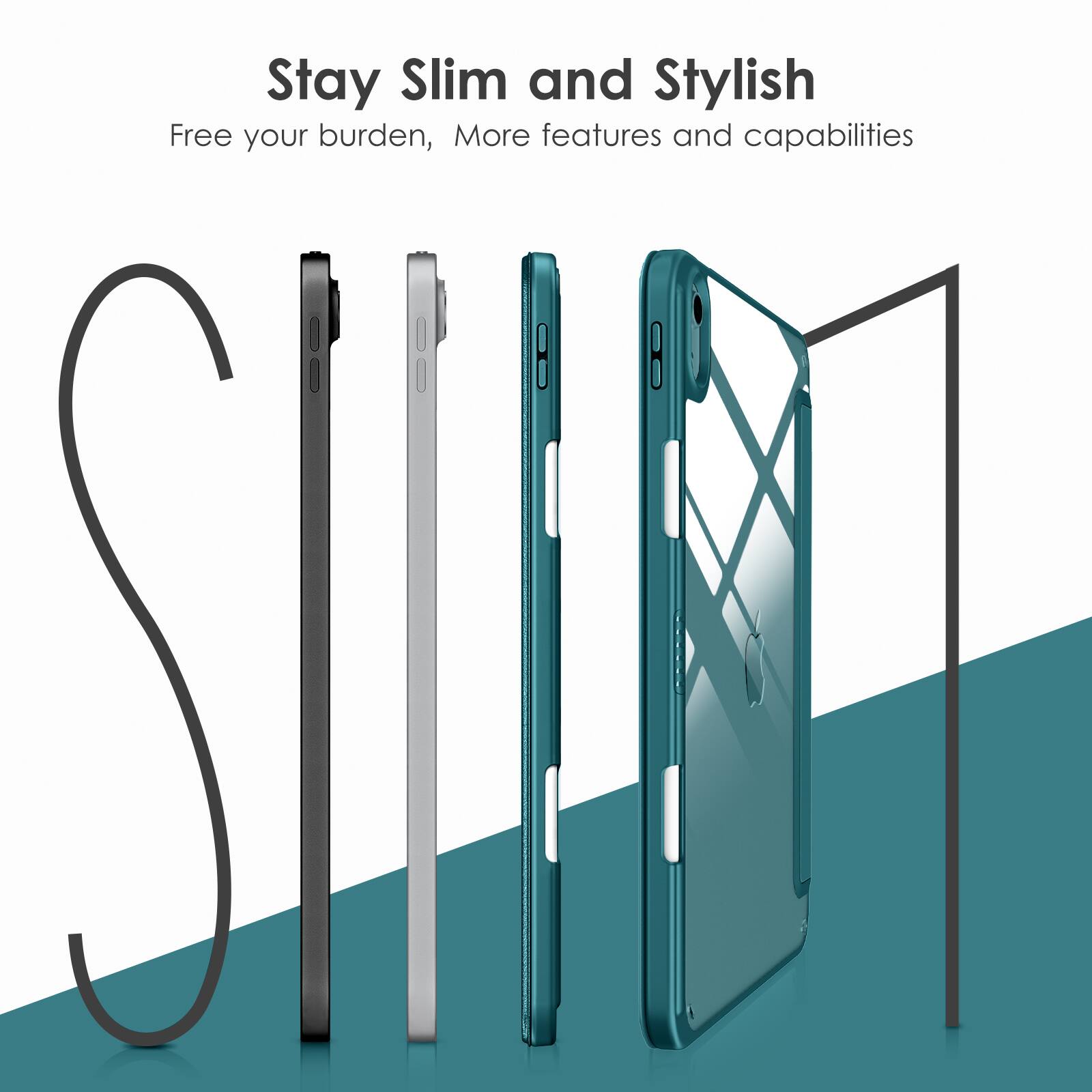 Stay Slim and Stylish  
Free your burden, More features and capabilities