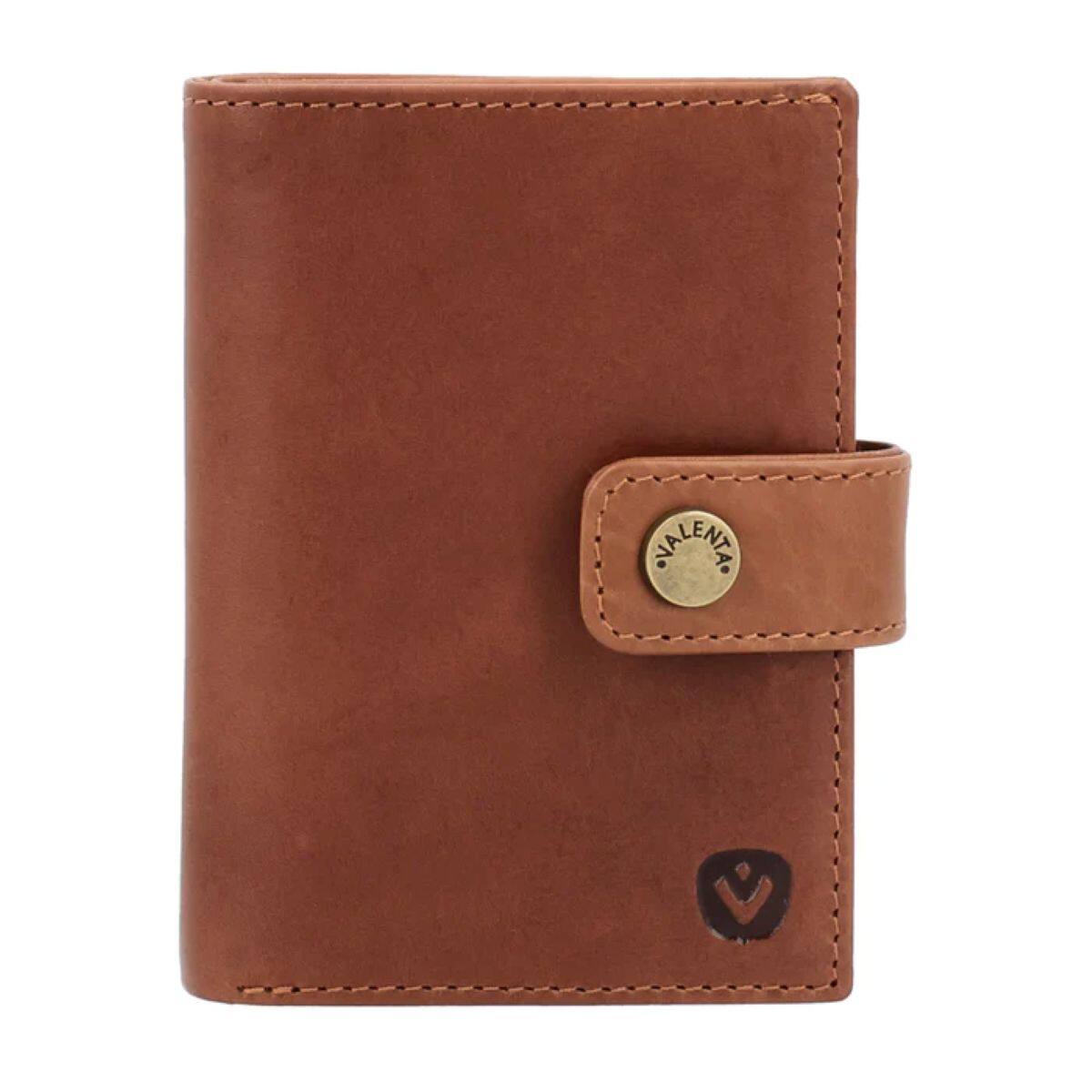 Alt View 2. Valenta - Card Wallet Leather MagSafe Luxe Cognac - Brown.