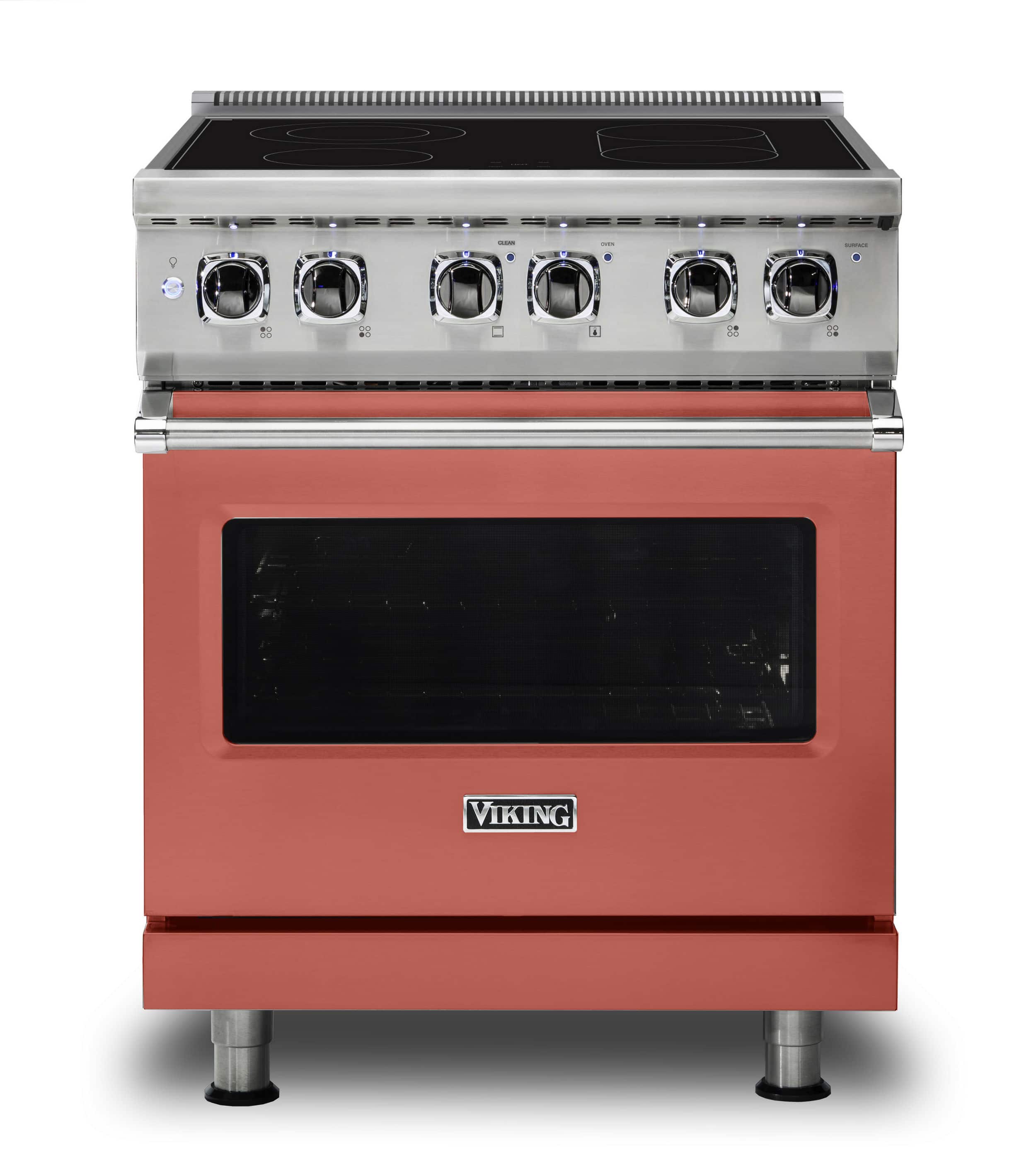 Viking - 5 Series 30" Wide Freestanding Electric Range - Spiced Cider - Front_Zoom