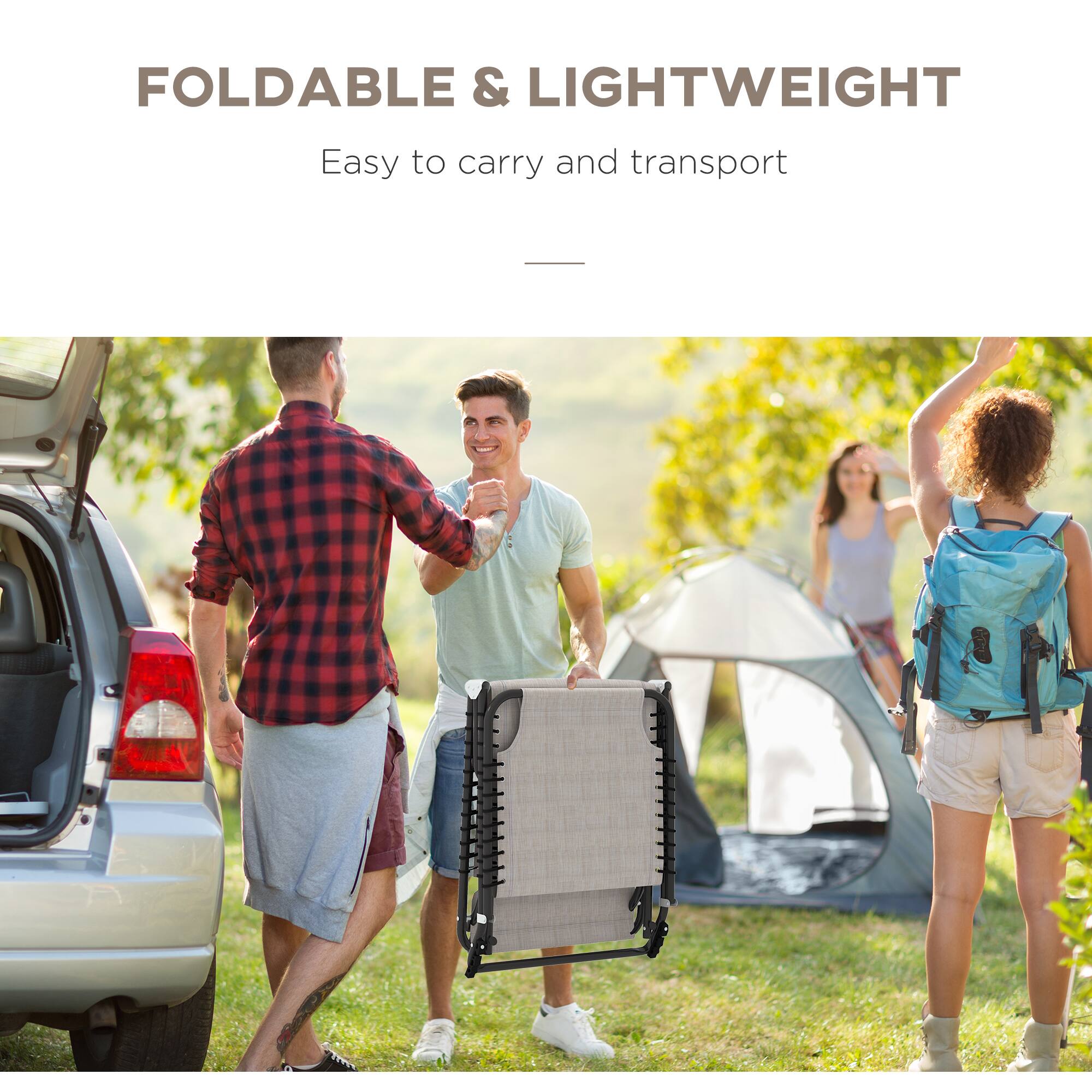 FOLDABLE & LIGHTWEIGHT
Easy to carry and transport