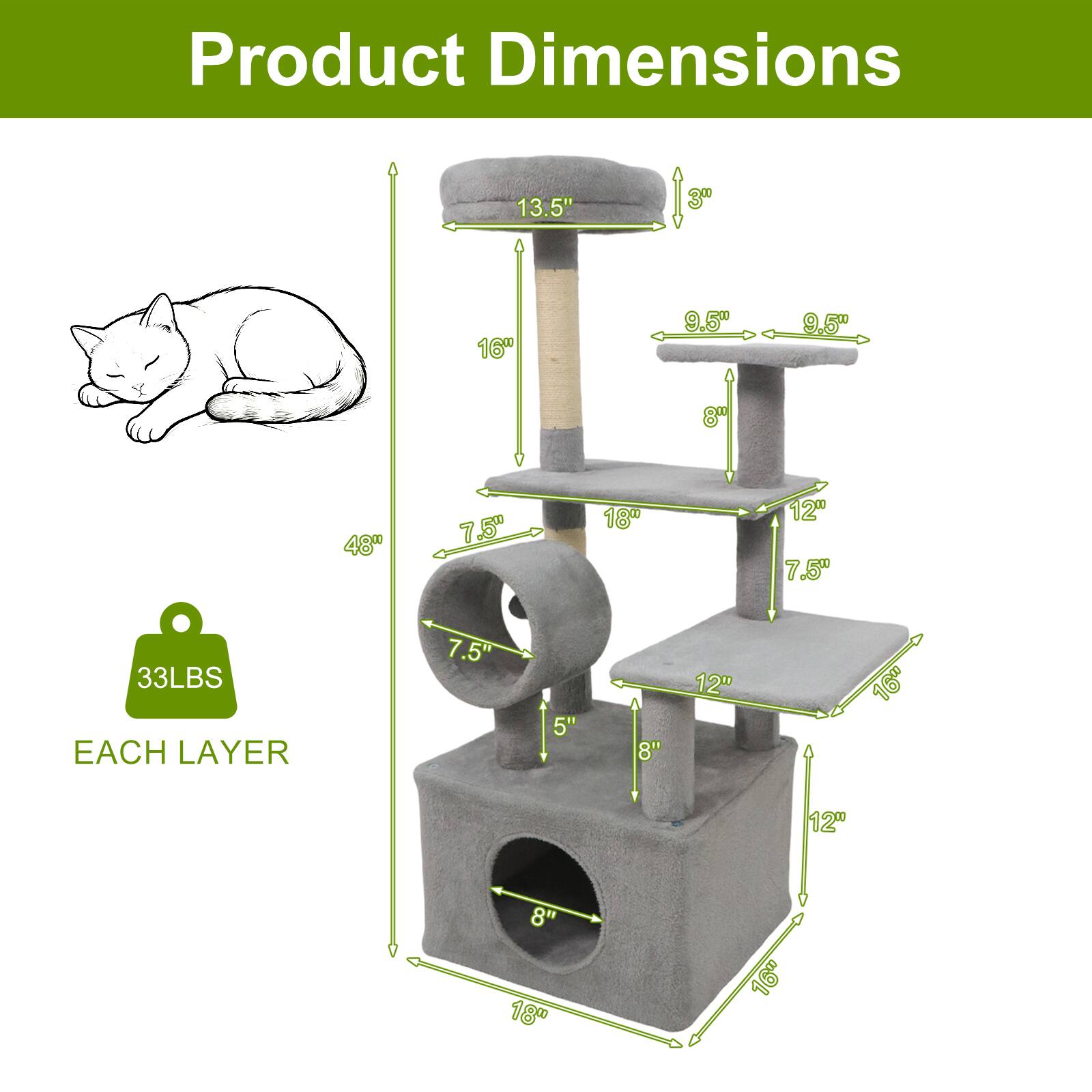 Product Dimensions

- 13.5" x 3" x 16"
- 9.5" x 9.5" x 8"
- 7.5" x 18" x 12"
- 7.5" x 5" x 8"
- 12" x 8" x 16"
- 12" x 8" x 180
- 16"

Each Layer: 33 LBS
