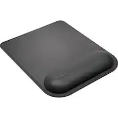 Front. Kensington - Kensington ErgoSoft Wrist Rest Mouse Pad - 0.83" Height x 7.68" Width - Gel - Skid Proof - Unknown.