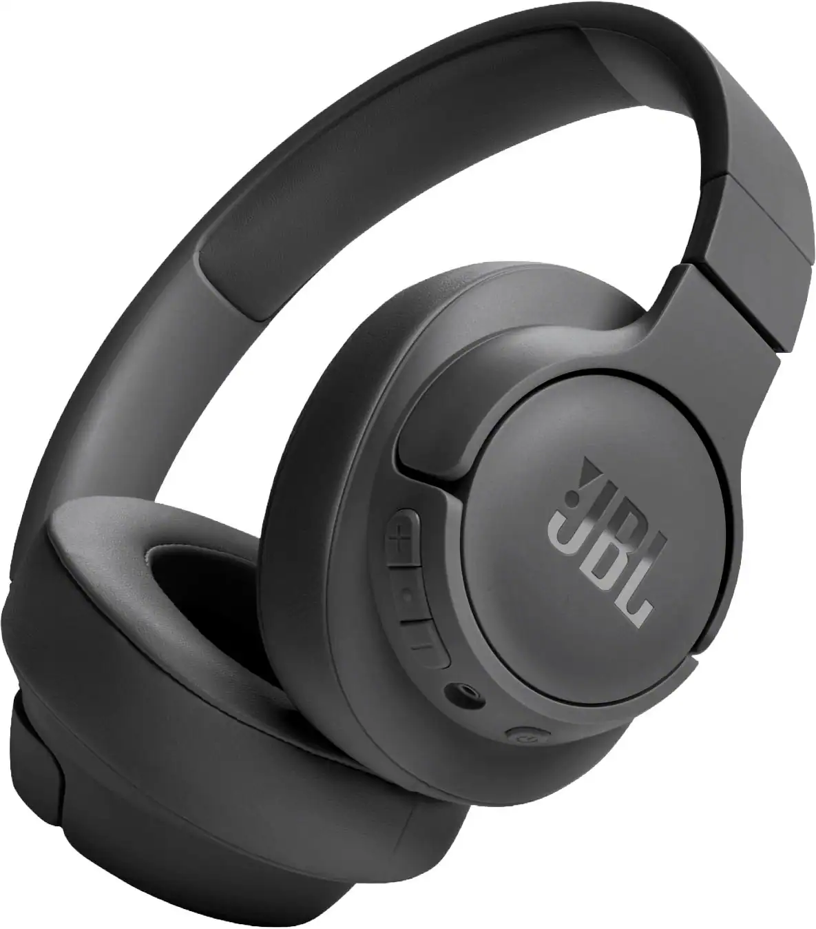 Front. JBL - Tune 720BT Over-Ear Bluetooth Headpones - 2024 - Black.