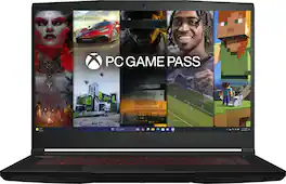 MSI - THIN GF63 15.6" 144Hz FHD Gaming Laptop-intel core i5-12450H with 8GB Memory-RTX 2050-1TB SSD - Black