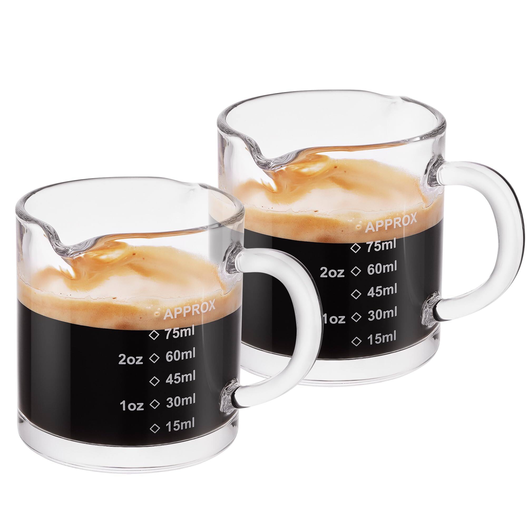 Dapper Styles Ackers Etched Scale Espresso Cup With Handle Thickened ...
