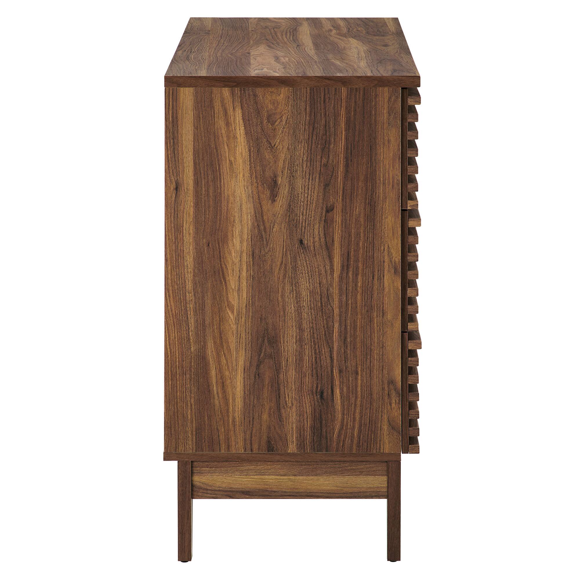 Alt View 2. Modway - Render 47" 6-Drawer Dresser by Modway - Walnut.