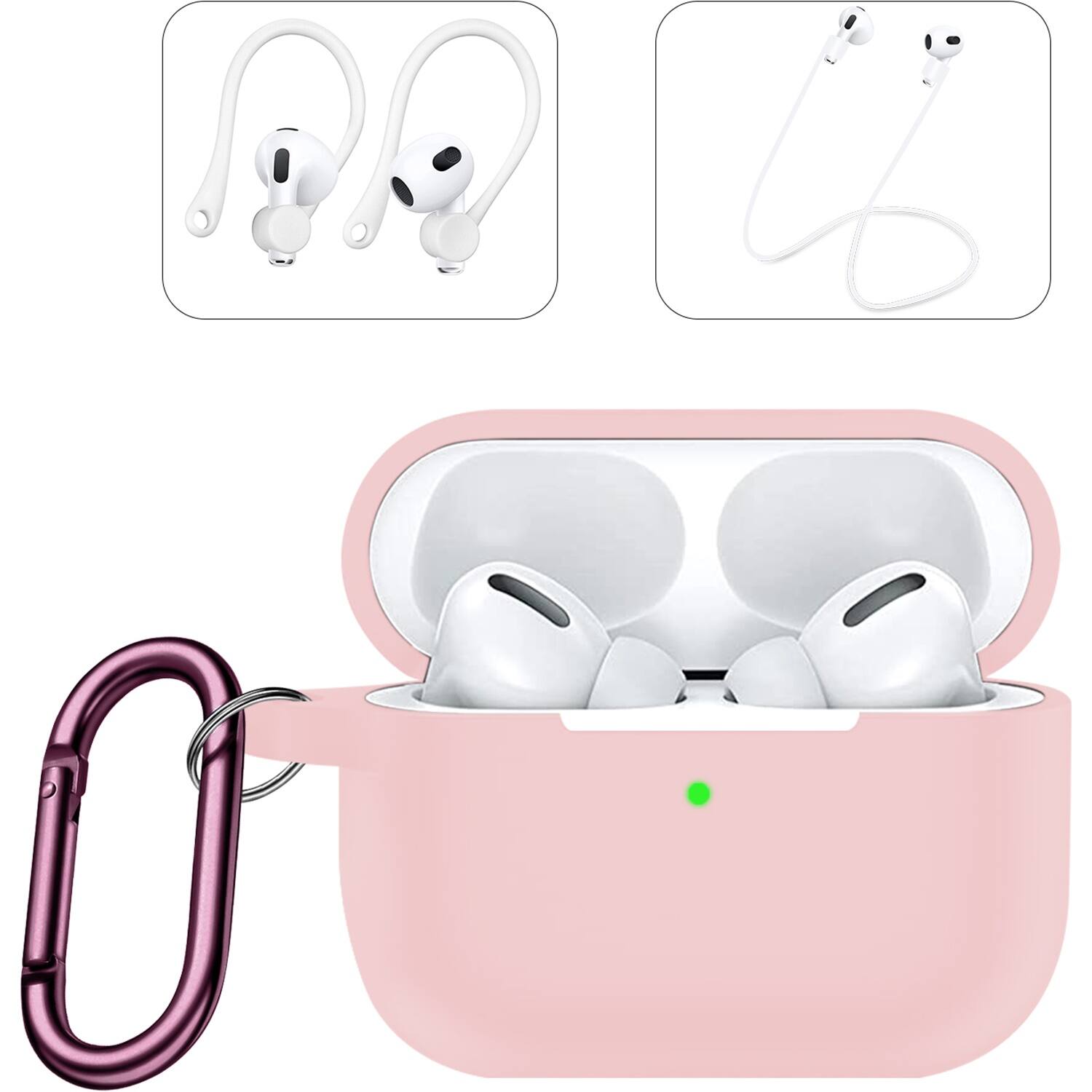 Alt View 13. SaharaCase - Case for Apple AirPods Pro (2nd Generation 2022) - Pink.