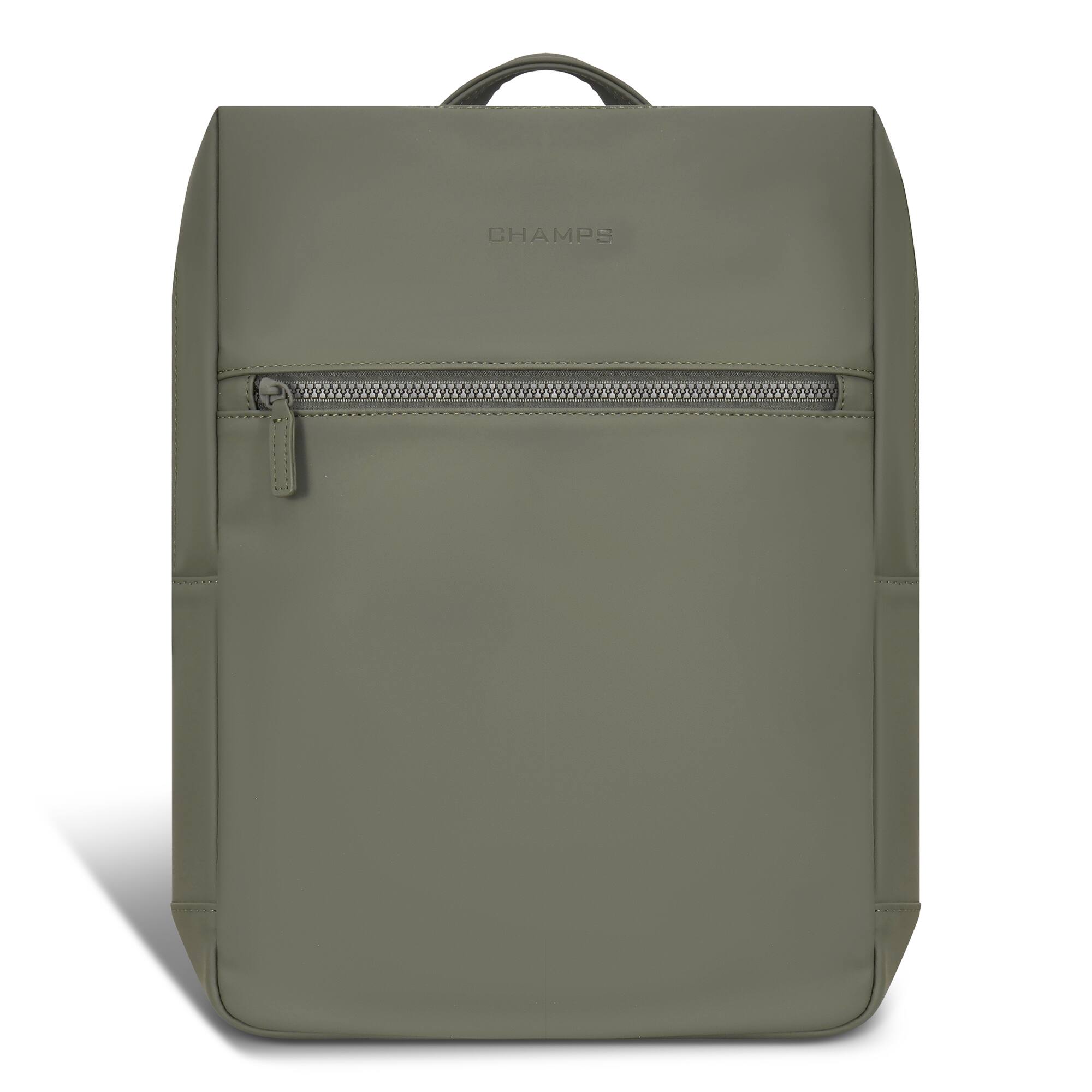 Front. Champs - Onyx Collection - Modern II Laptop Backpack - Green.