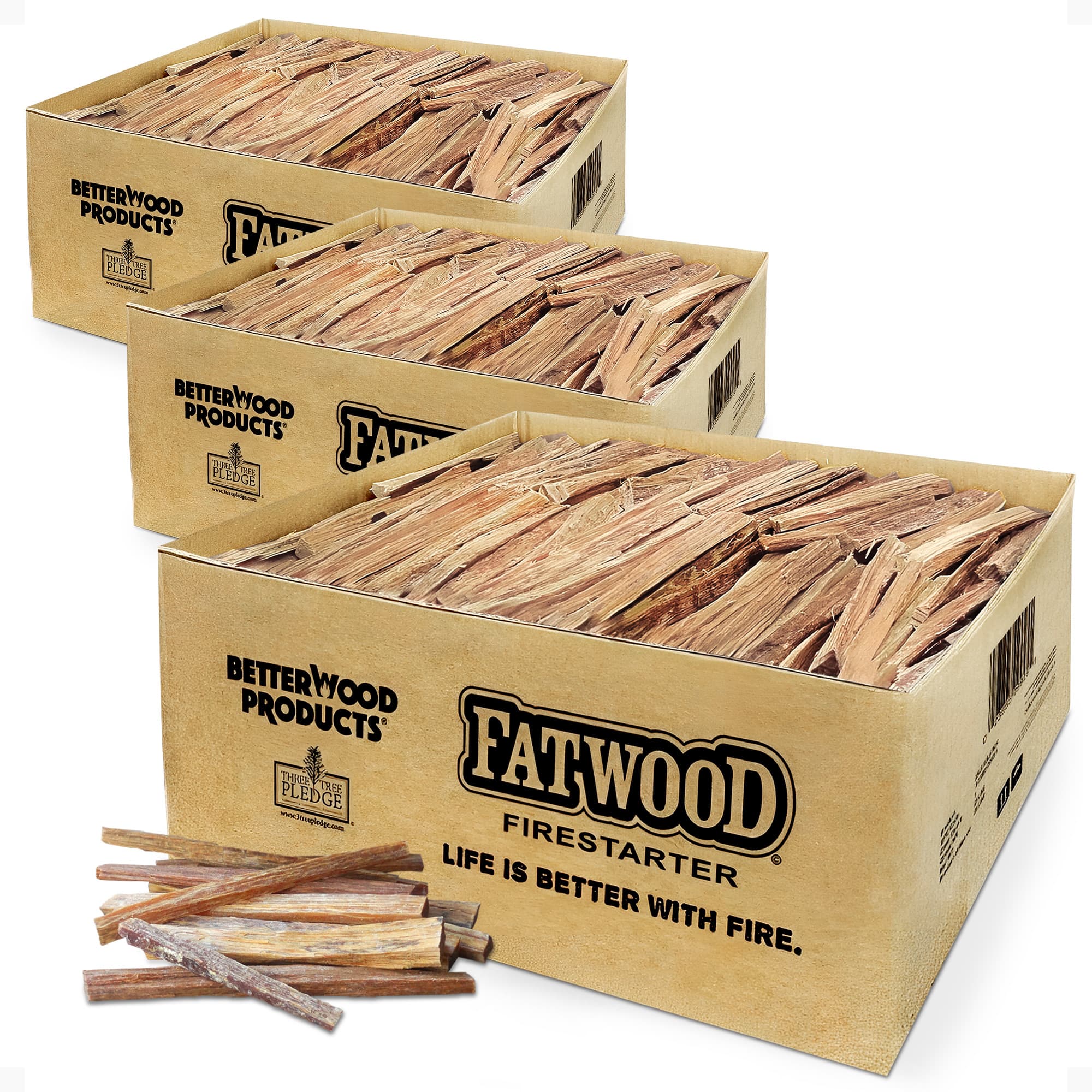 Better Wood Products - Betterwood Products Natural Hand Split Fatwood 25 Pound Firestarter (3 Pack) price history on PriceWatchPro