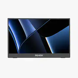 ReHisk - RE-15.6SC - Portable Monitor With Smart Cover - Black