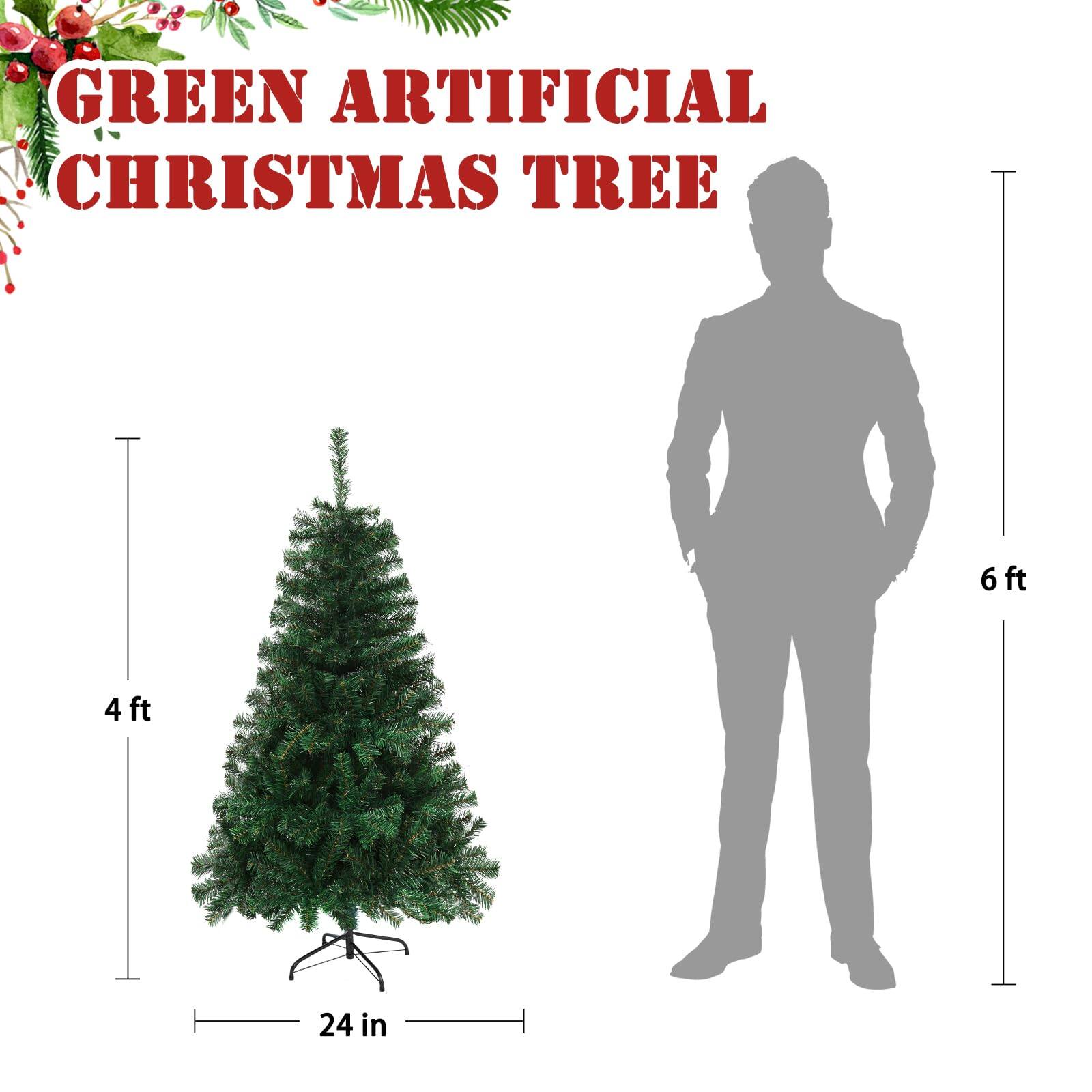 GREEN ARTIFICIAL CHRISTMAS TREE

4 ft

24 in

6 ft
