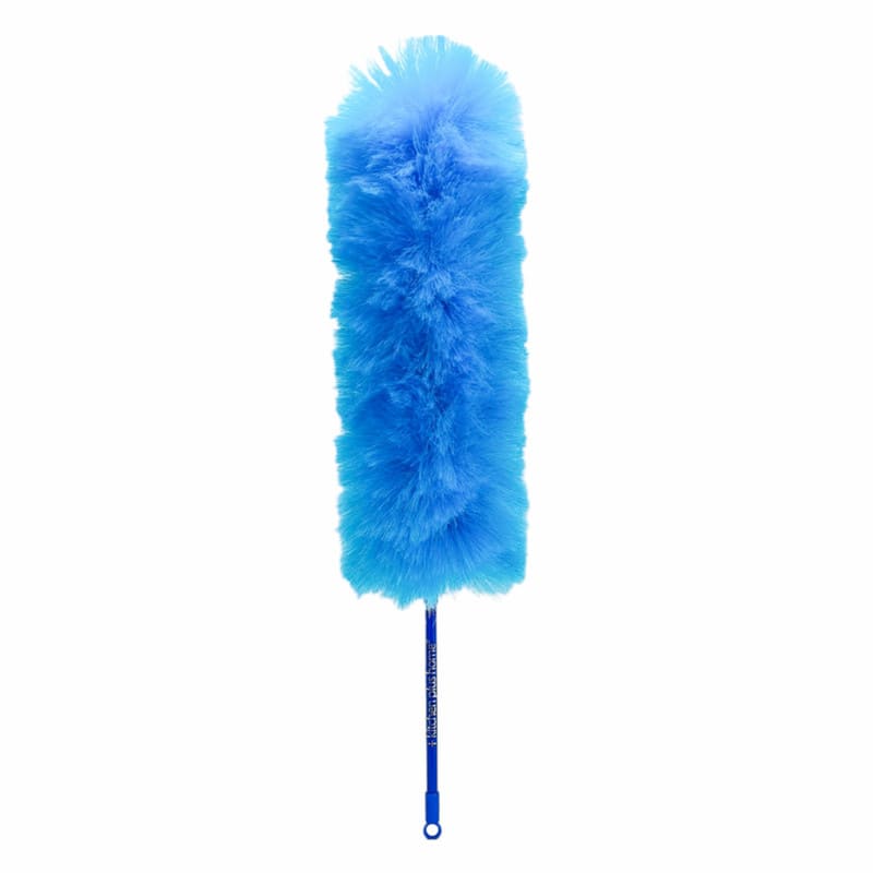 Kitchen + Home - Large Static Duster - 27" Inch Electrostatic Feather Duster - Sapphire - Blue