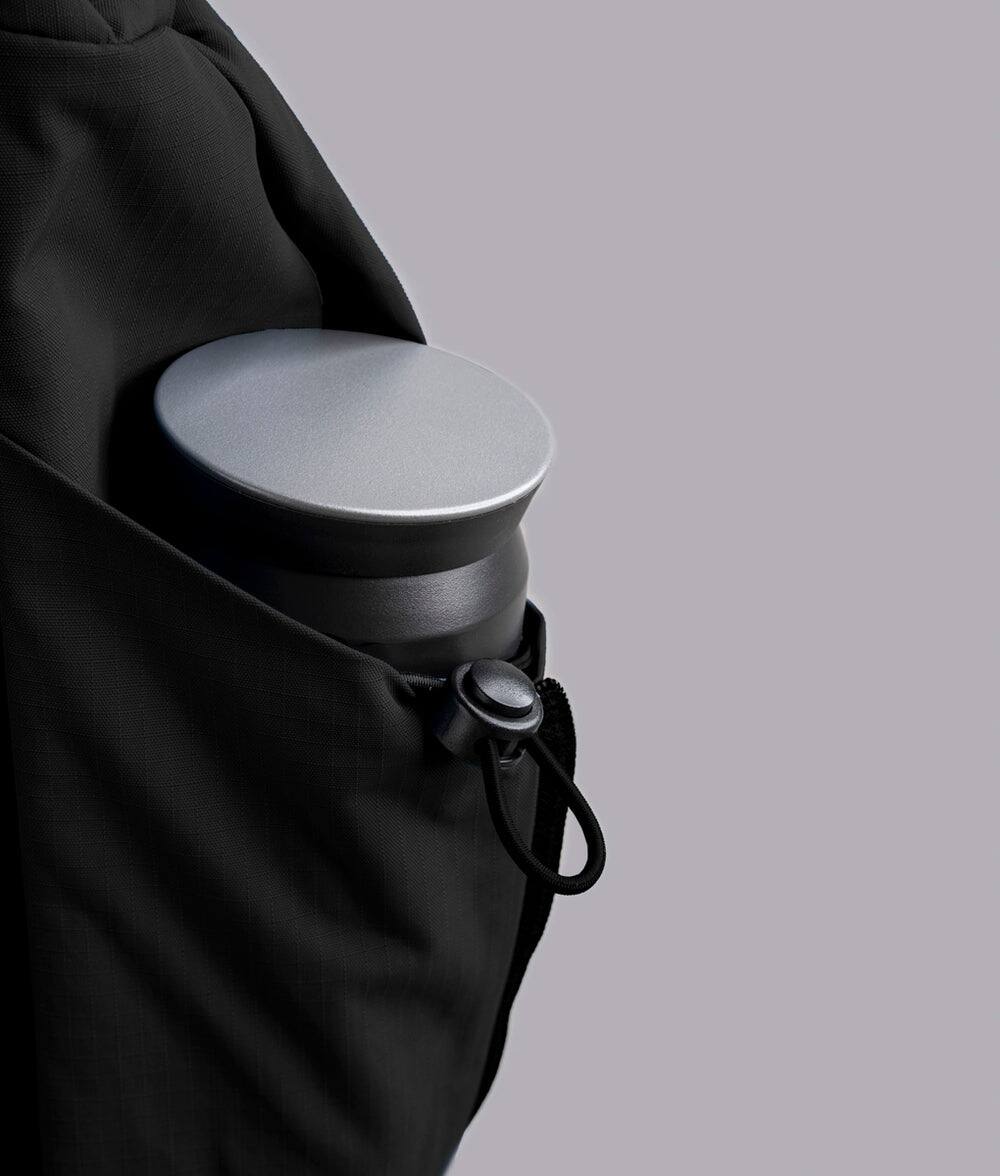 Alt View 5. ALPAKA - Metro Crossbody Left Shoulder Sling Bag Men,Sling Backpack - Fits 11" Tablet - Single Shoulder - Black Axoflux 210D.