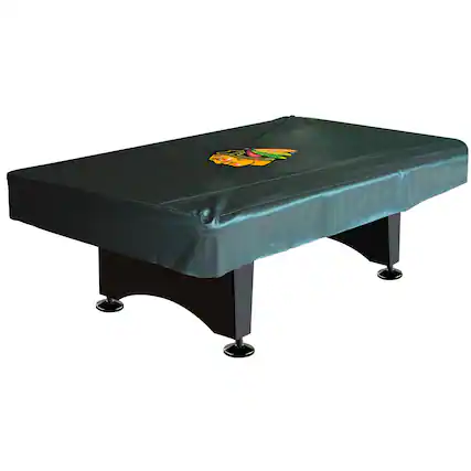 Front. Imperial - Chicago Blackhawks 8' Deluxe Pool Table Cover - Multicolor.
