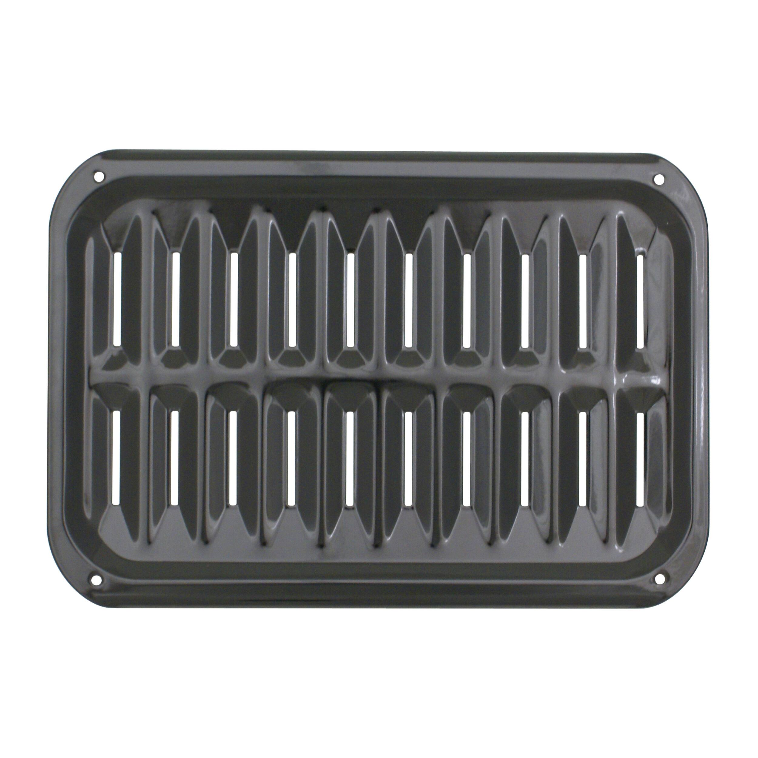 Alt View 4. Range Kleen - Range Kleen BP106X 2 Piece 12.75 x 8.5 Inch Air Fry, Bake and Broiler Pan Junior - Black.