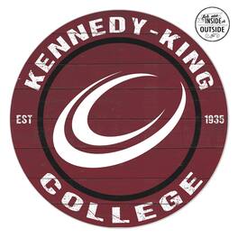 Jardine - Kennedy-King College Statesmen 20'' x 20'' Indoor/Outdoor Circle Sign - Maroon