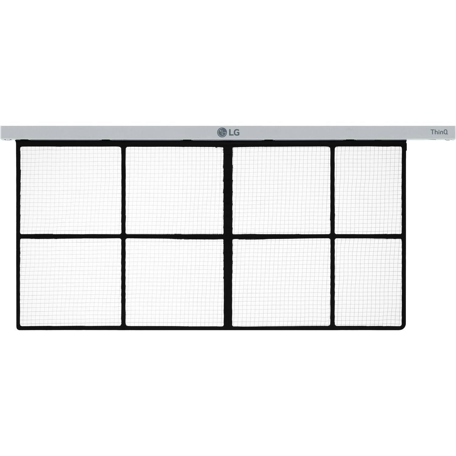 Alt View 11. LG - 1,000 Sq. Ft. 18,000 BTU 230V Smart Window Air Conditioner - White.