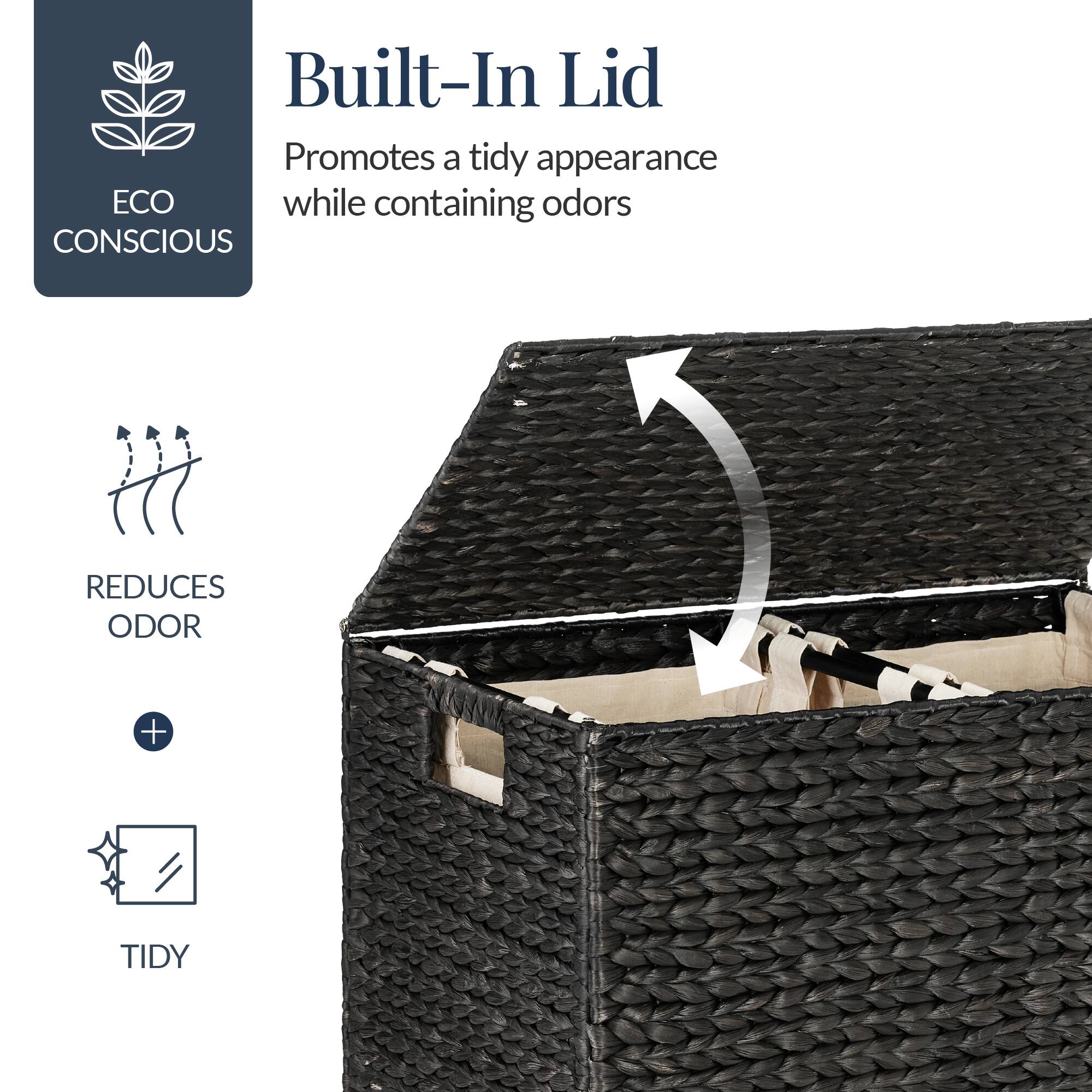 Built-In Lid

Promotes a tidy appearance while containing odors

ECO CONSCIOUS

REDUCES ODOR

TIDY
