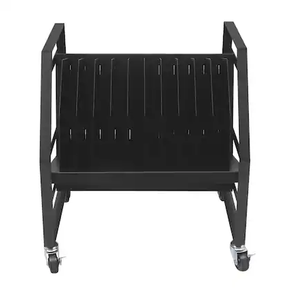 Front. Stock Preferred - 10-Slot Laptop & Tablet Charging Station - Black.