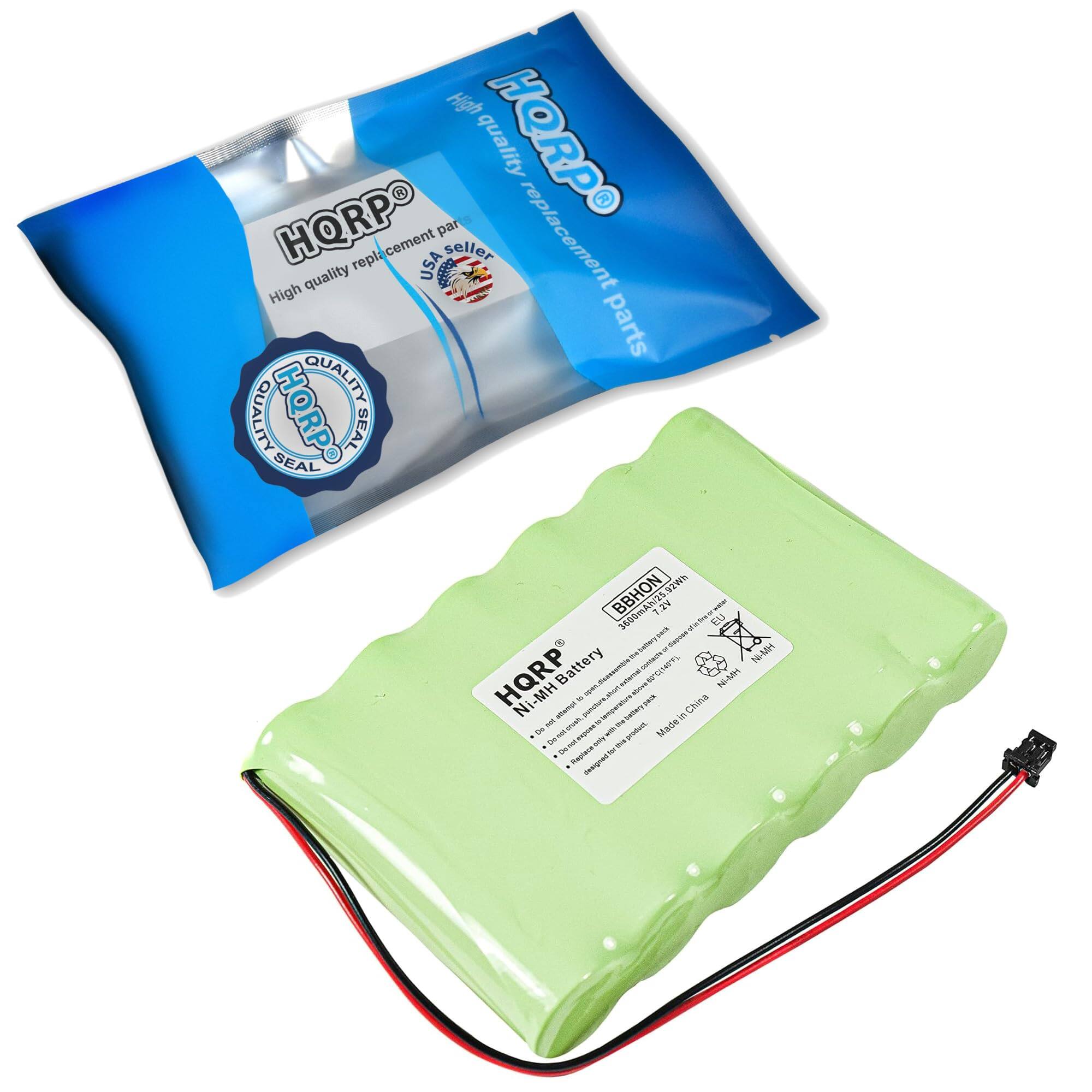 High quality replacement parts  
HQRP  
High quality replacement parts  
HQRP  
SEAL  
BBHON  
35.92Wh  
2 - 3600mAh  
Ni-MH  
Made in China  
HQRP Battery  
Ni-MH Battery  
Model: China