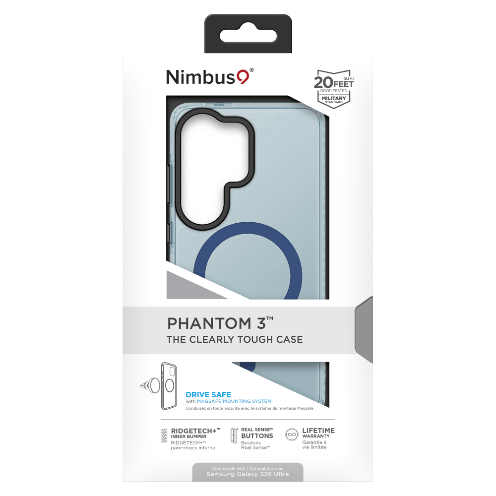 Nimbus9 Phantom 3 MagSafe Case for Samsung Galaxy S26 Ultra Light Blue ...