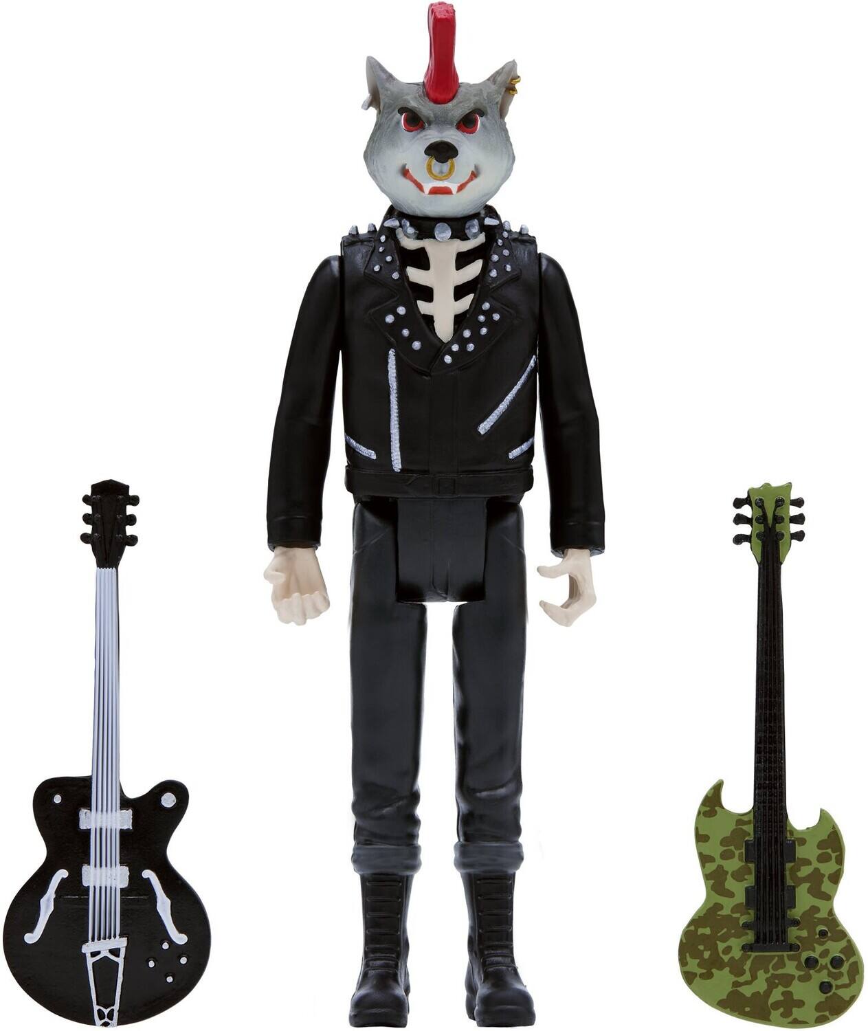 SUPER7 RANCID Skeletim Wolf Head SUPER7 RANCID Skeletim Wolf Head