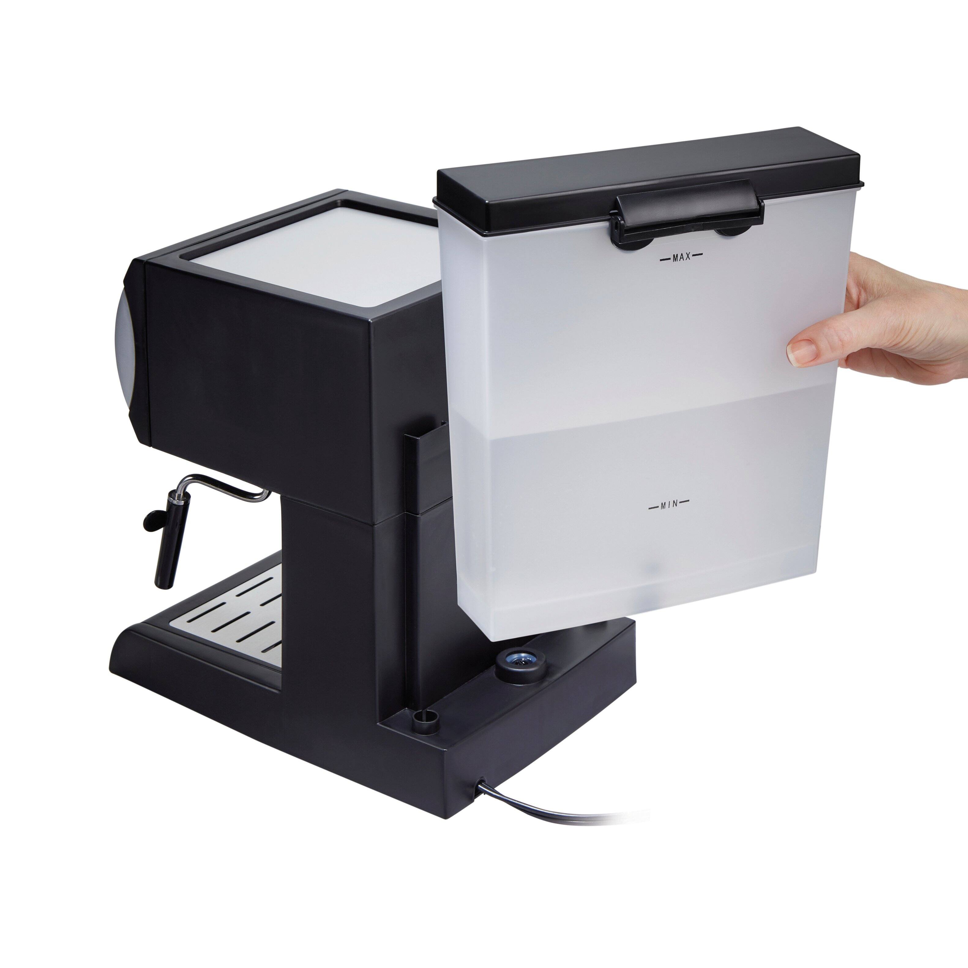 Alt View 14. Hamilton Beach - Espresso Maker with Milk Frother/Milk Steamer - BLACK.