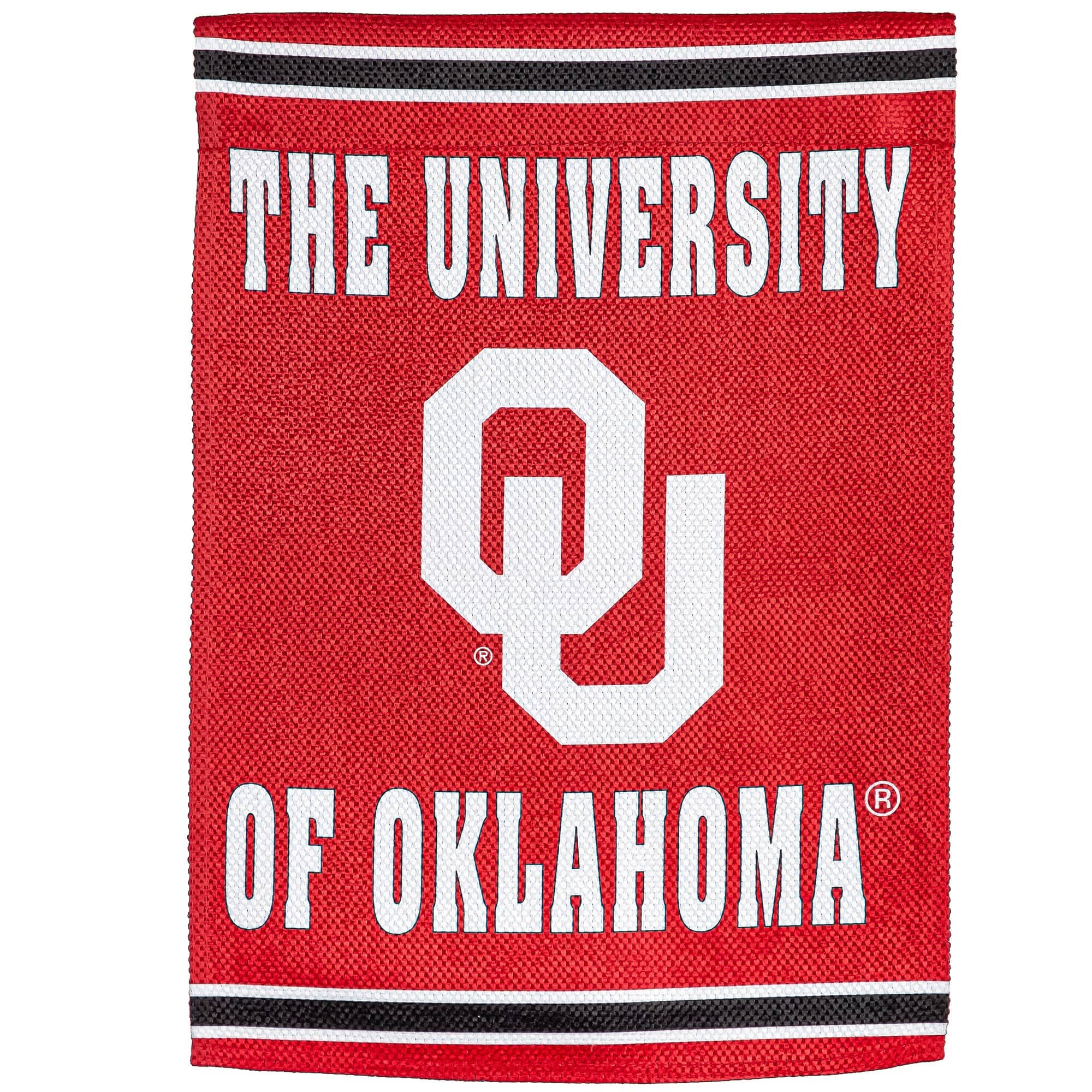 Photos - Other Decoration Evergreen Enterprises - Oklahoma Sooners 28" x 44" Double-Sided Embossed Suede House Flag - Multicolor 5339908 