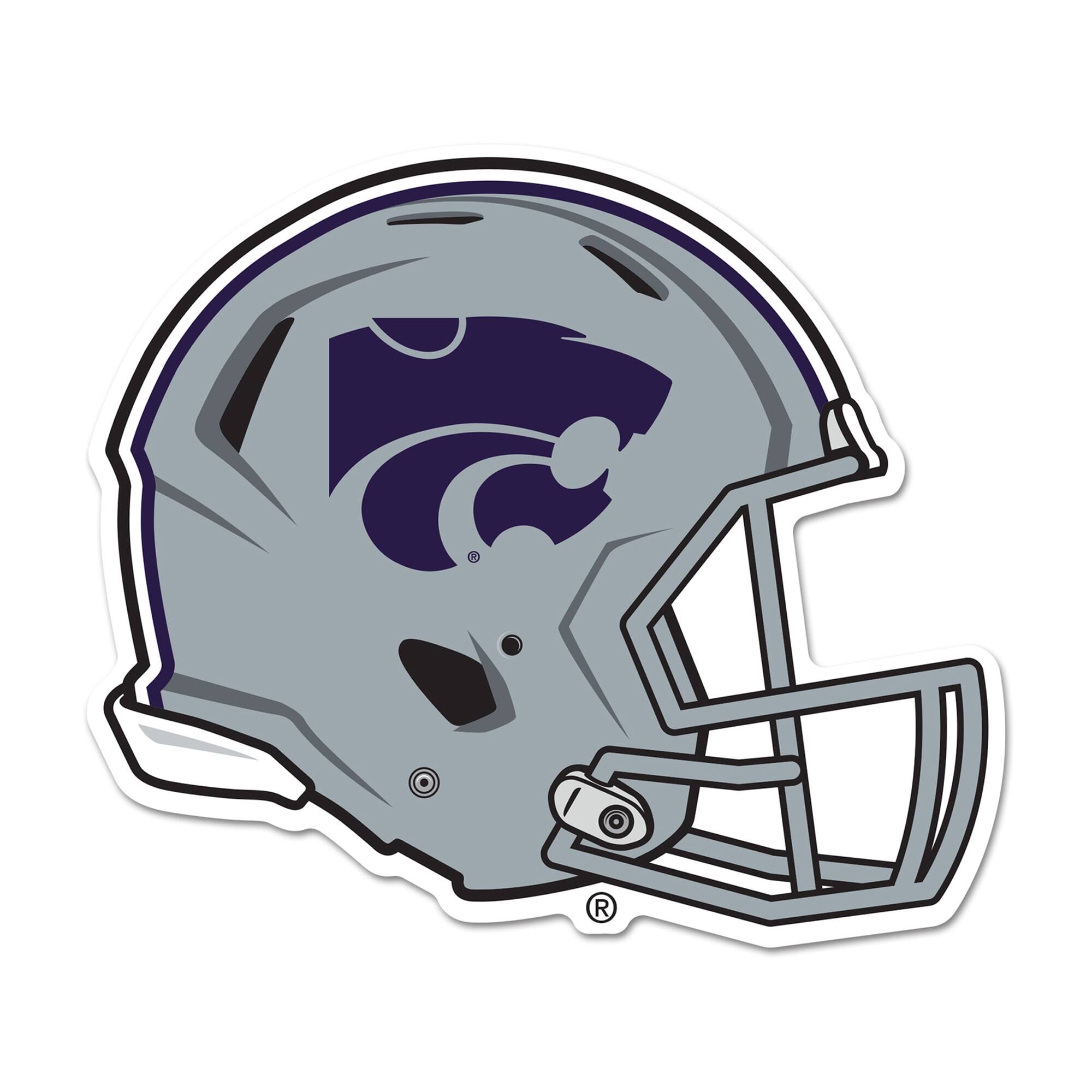 Kansas State Wildcats 14" Helmet Wood Sign