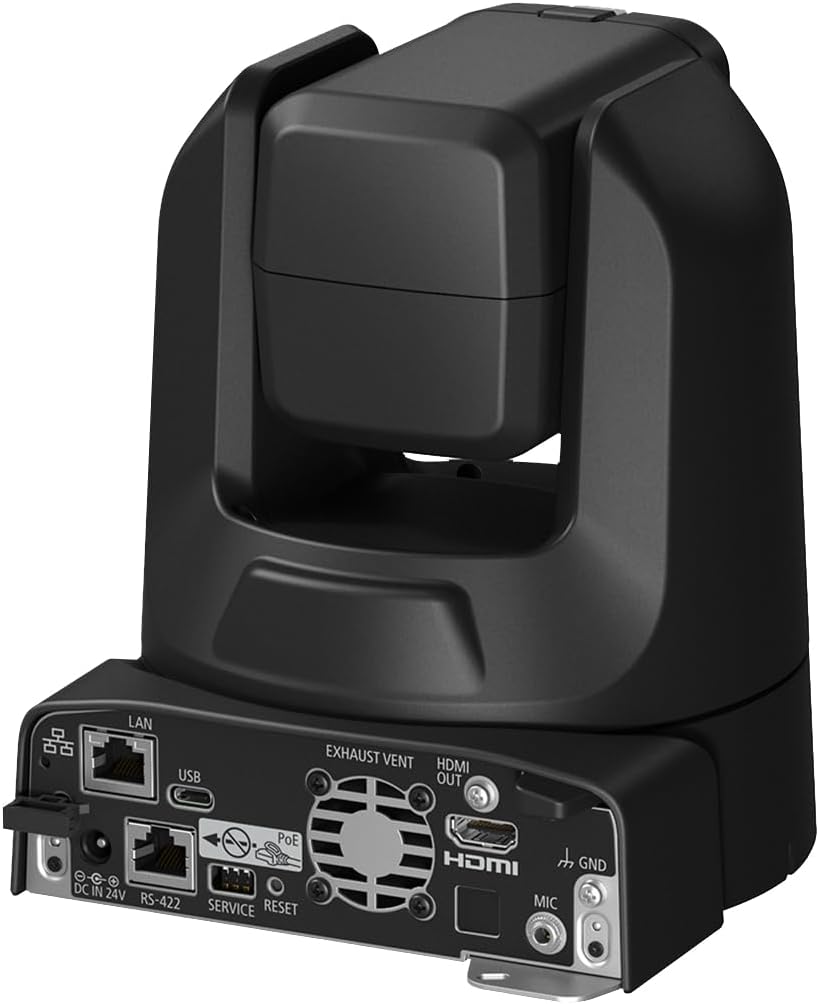 LAN  
USB  
EXHAUST VENT  
HDMI OUT  
POE + DC IN 24V  
RS-422  
SERVICE  
RESET  
HDMI  
GND  
MIC