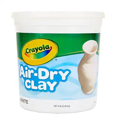 Crayola Air-Dry Clay White
NET 5 lb (2.26 kg)