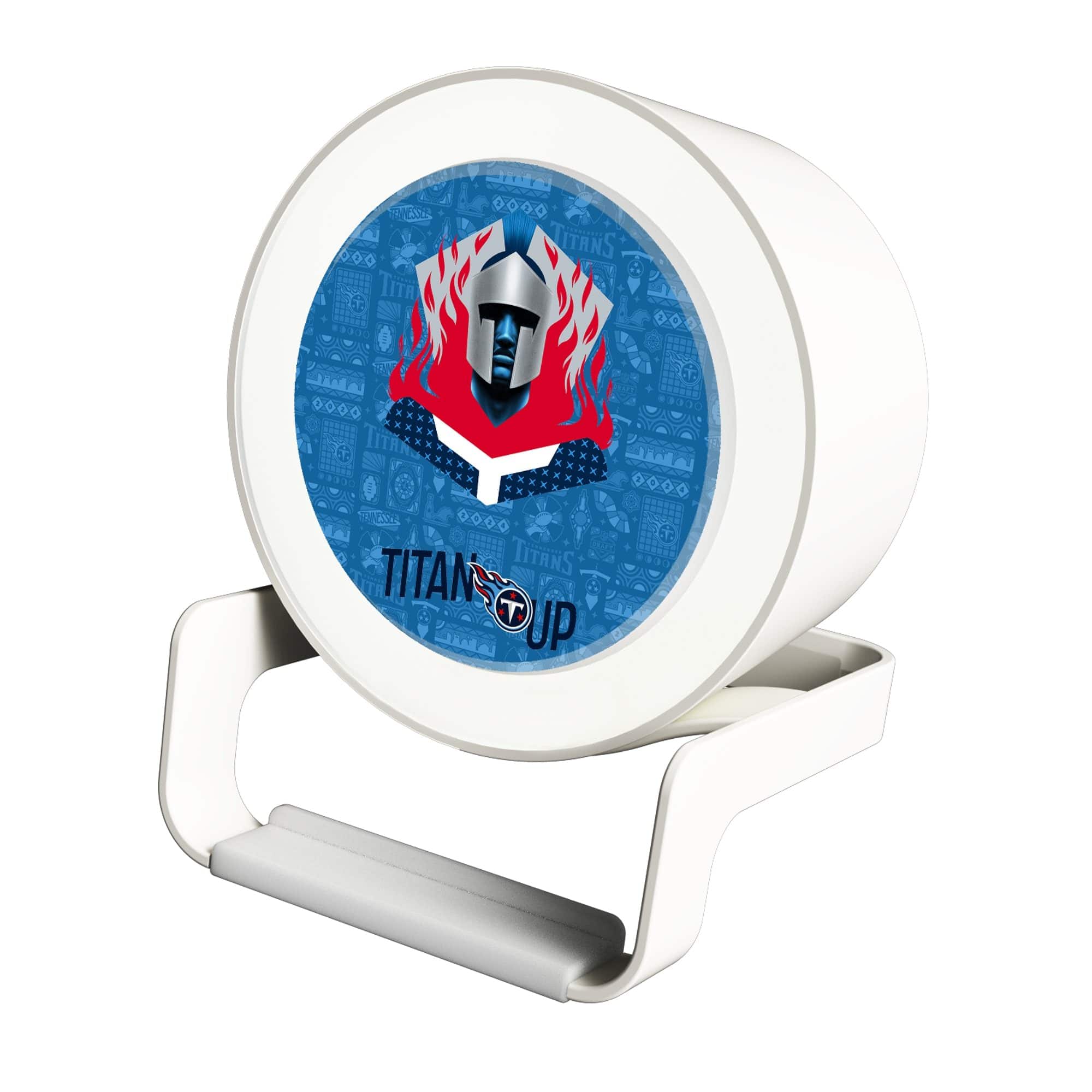 Keyscaper - Tennessee Titans Night Light Charger with Bluetooth Speaker - White