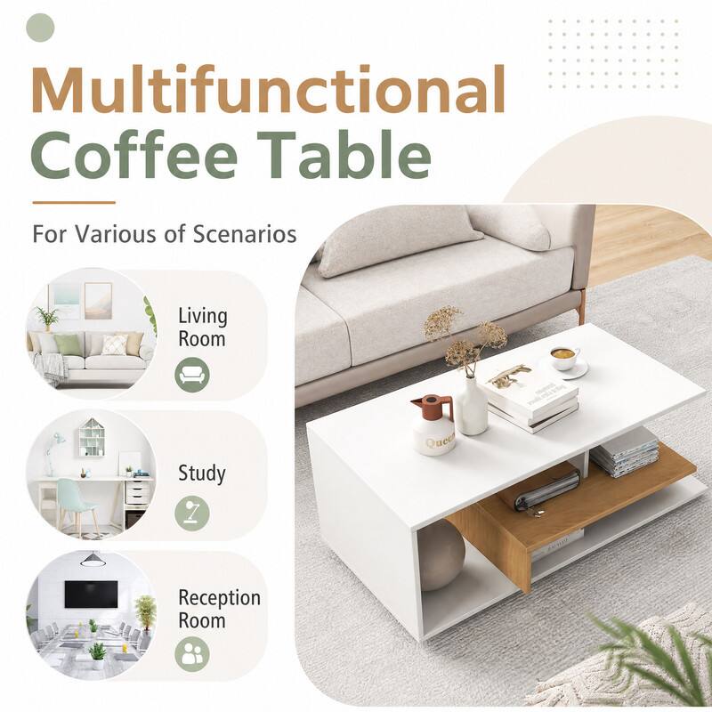 Multifunctional Coffee Table  
For Various of Scenarios  
Living Room  
Study  
Reception Room