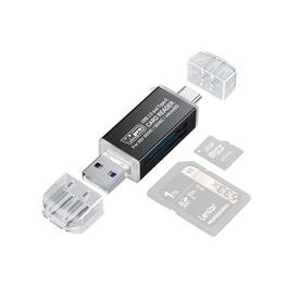 Vidpro - CR-TC3 USB 3.0 SD µoSD Card Reader - Black