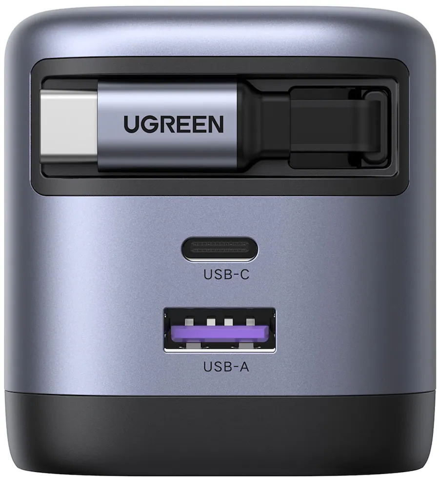 UGREEN Nexode USB C-Charger 65W GaN-Oplader met 3x USB-C-poort UGREEN Nexode USB C-Charger 65W GaN-Oplader met 3x USB-C-poort