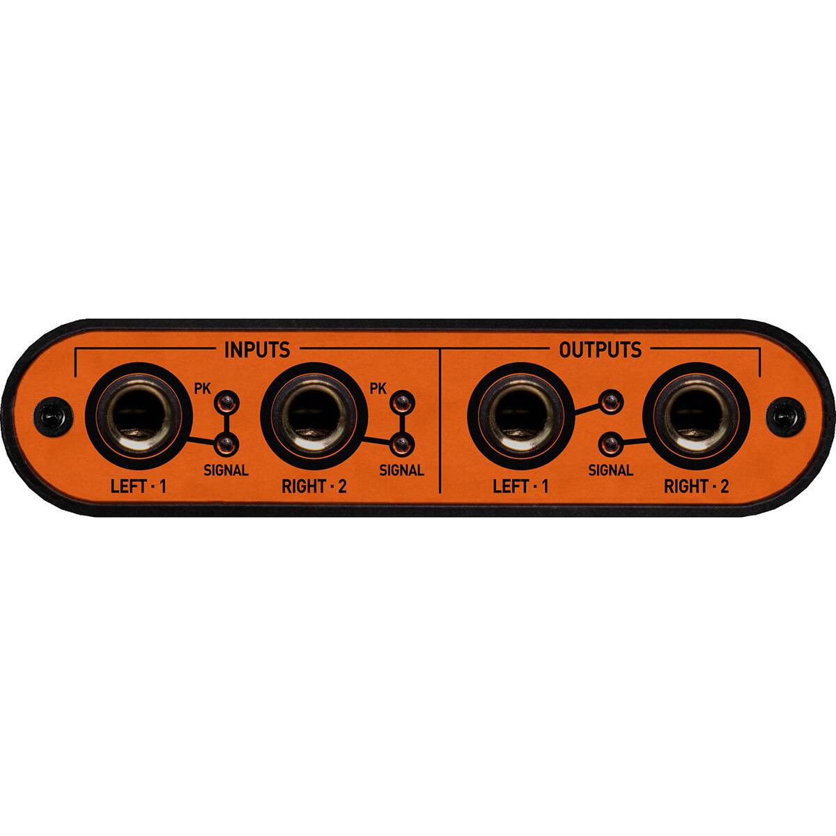 INPUTS OUTPUTS PK PK LEFT 1 SIGNAL RIGHT 2 SIGNAL LEFT 1 SIGNAL RIGHT 2