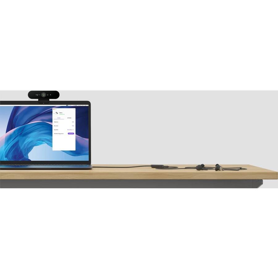 Alt View 2. Logitech - Logitech Zone Wired Earbuds - Stereo - Mini-phone (3.5mm), USB Type A, USB Type C - Wired - 16 Ohm - 20 Hz to 16 kHz - Graphite.