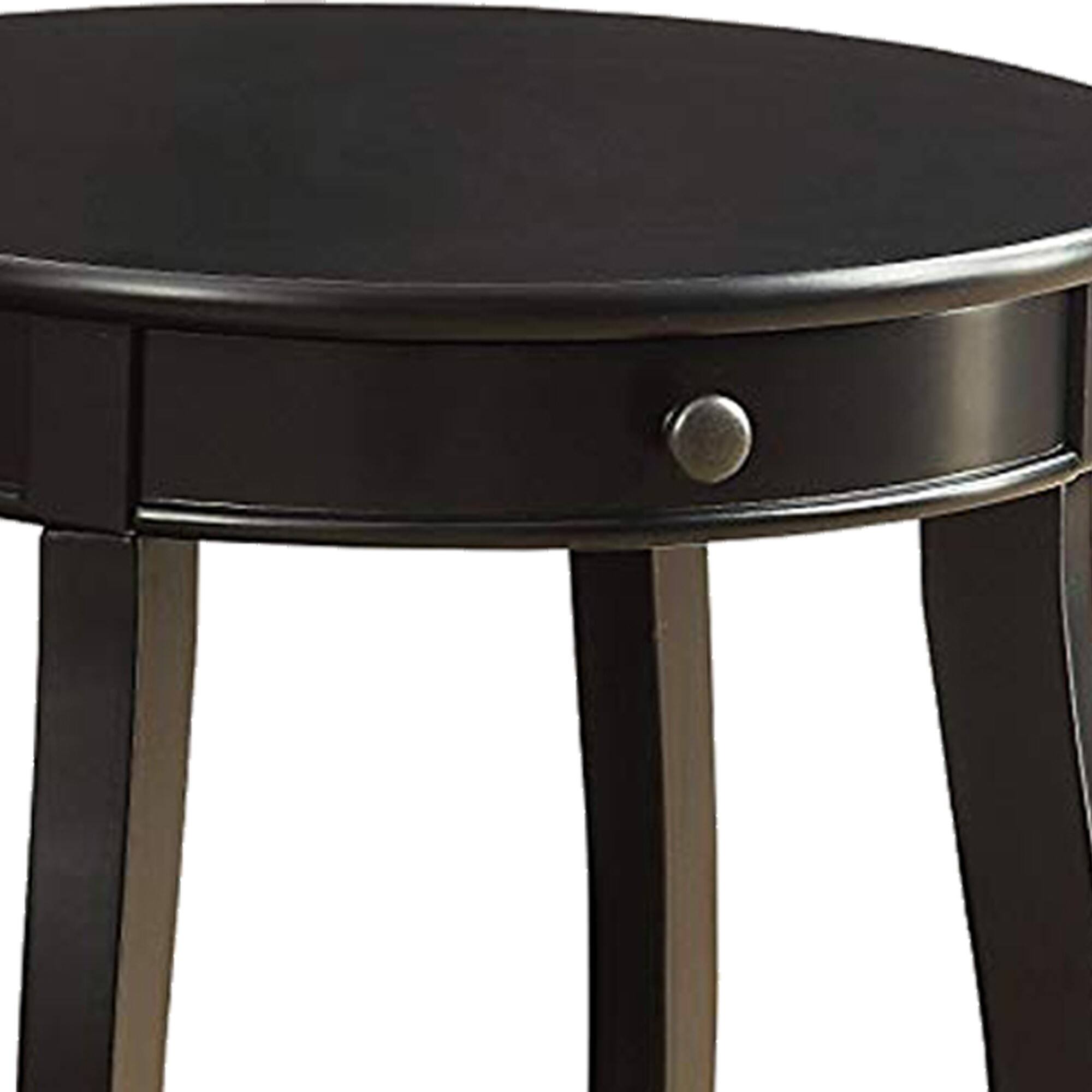 Alt View 2. Manhattan Lane - Alysa End Table - Black.
