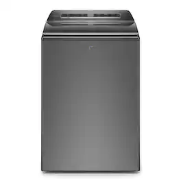 Whirlpool - 5.2 Cu. Ft. High Efficiency Smart Top Load Washer with 2 in 1 Removable Agitator - Chrome Shadow