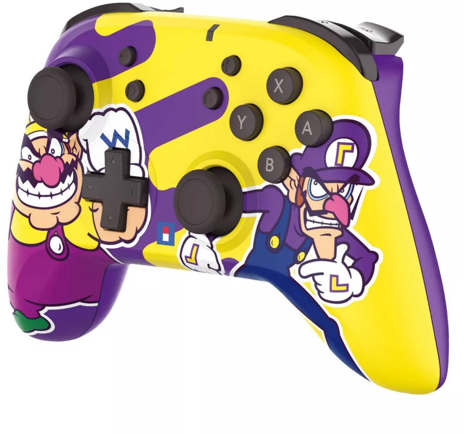 Alt View 1. Hori - Wireless Controller - HORI-Pad - Wario & Waluigi:  Officially Licensed by - Multicolor.