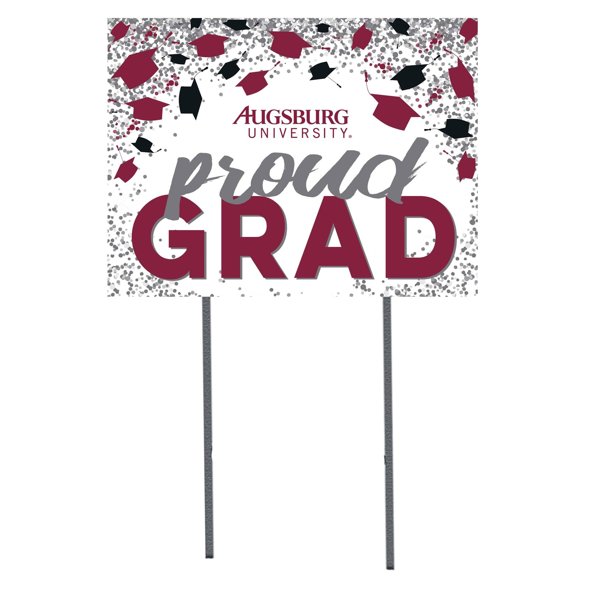 Augsburg Auggies 18" x 24" Proud Grad Yard Sign