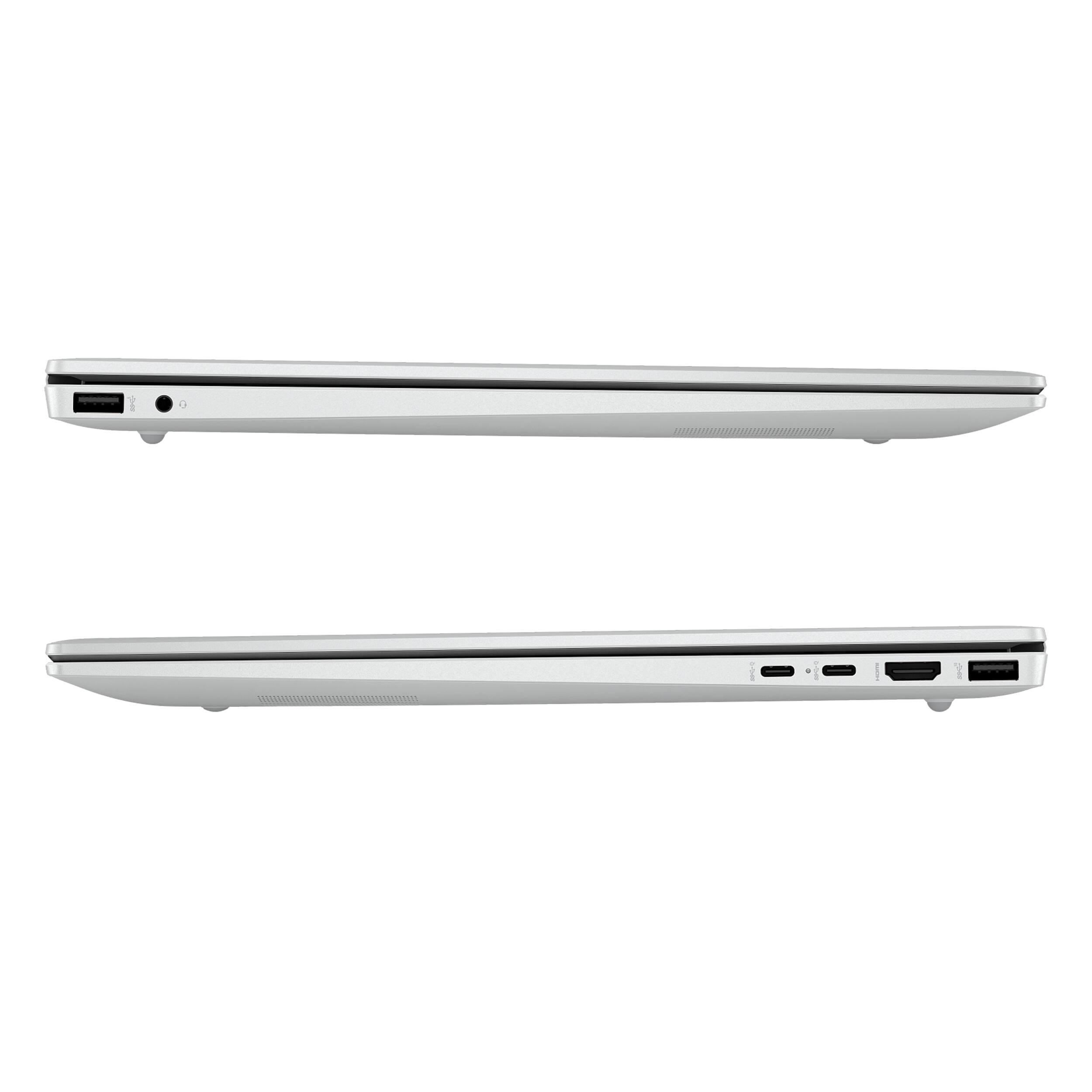 Alt View 5. HP - HP OmniBook 5 16" 2K Touchscreen Laptop,Intel Core Ultra 7 255U,32GB RAM,1TB SSD,Backlit Keyboard,Win 11,Silver - Silver.