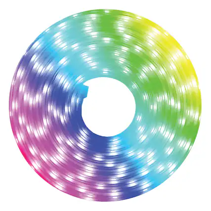 Front. Monster - Multi-Color and Multi-White Indoor/Outdoor LED Light Strip 16.4 ft - Multicolored.