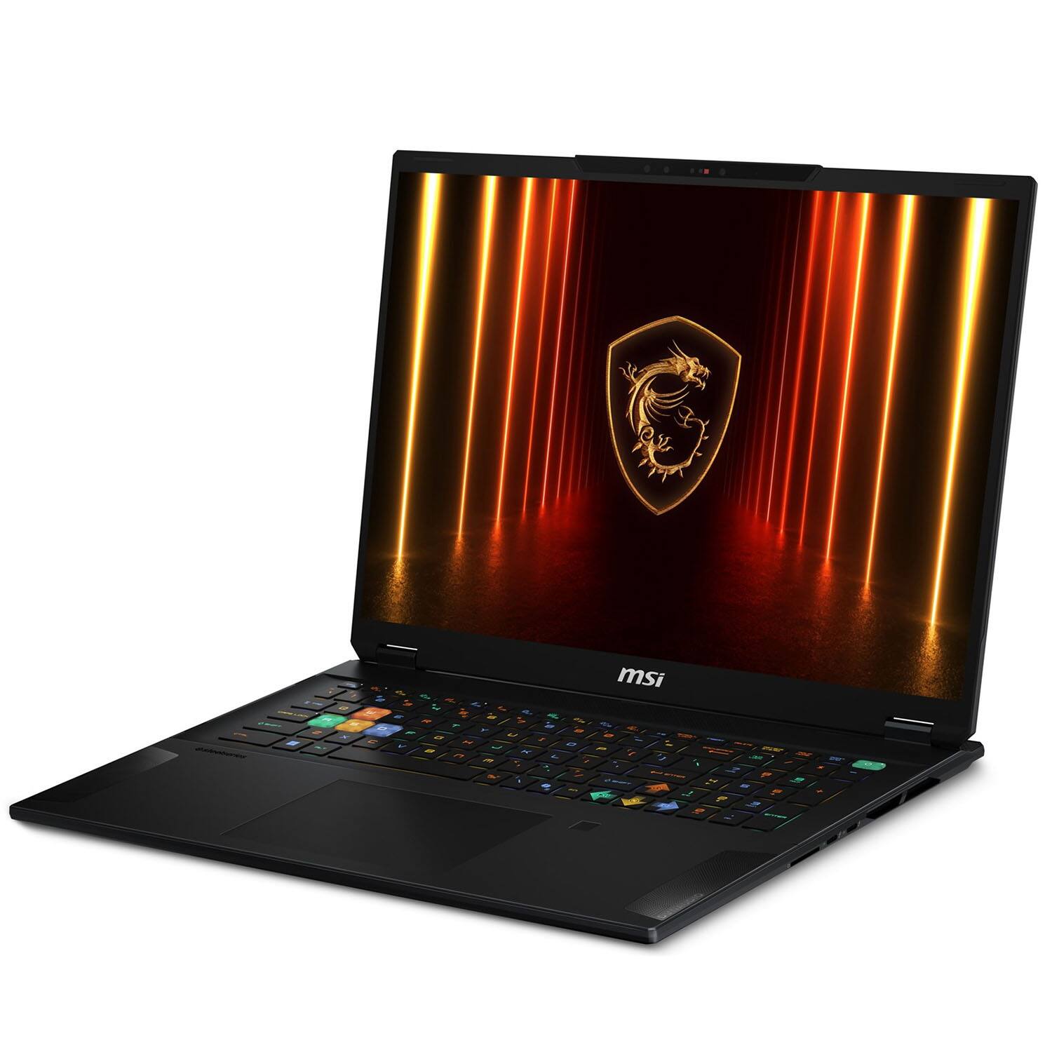 Alt View 5. MSI - MSI Stealth Laptop 18 4K (Intel Ultra 9- 275HX, 64GB DDR5, 4TB PCIe SSD, NVIDIA GeForce RTX 5090, Win 11 Pro) - Midnight Black.